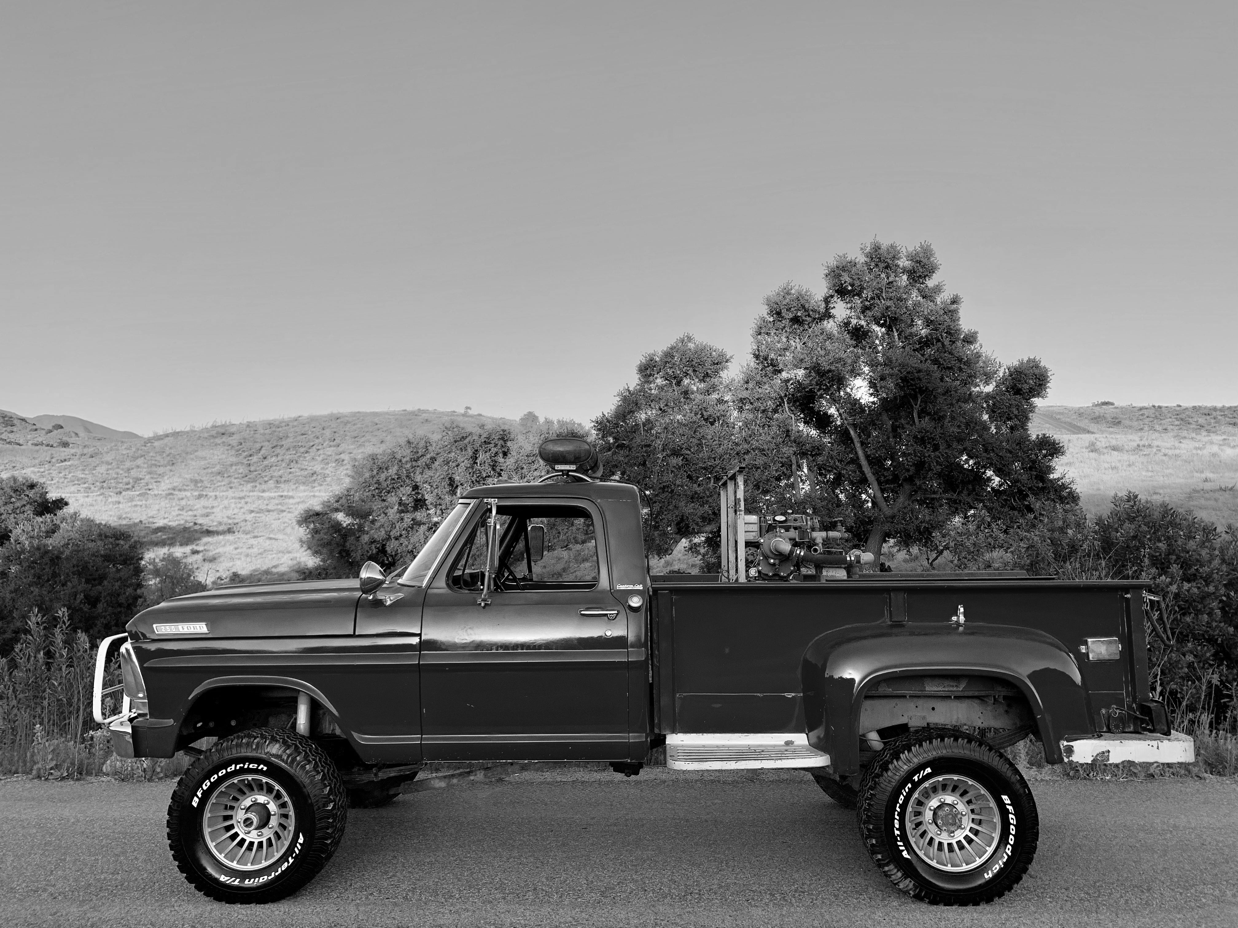 1967 Ford F-250 4x4 Fire Truck FINE ART PRINT