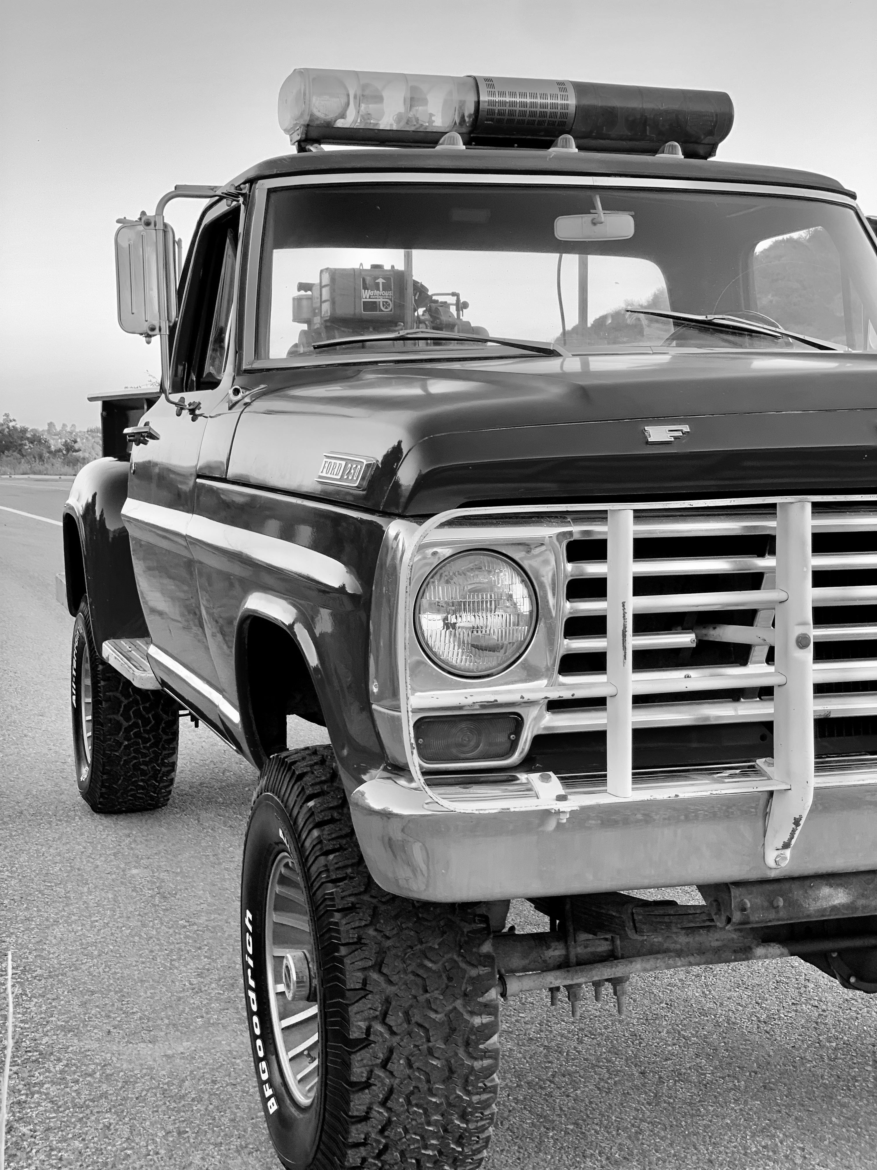 1967 Ford F-250 4x4 Fire Truck FINE ART PRINT
