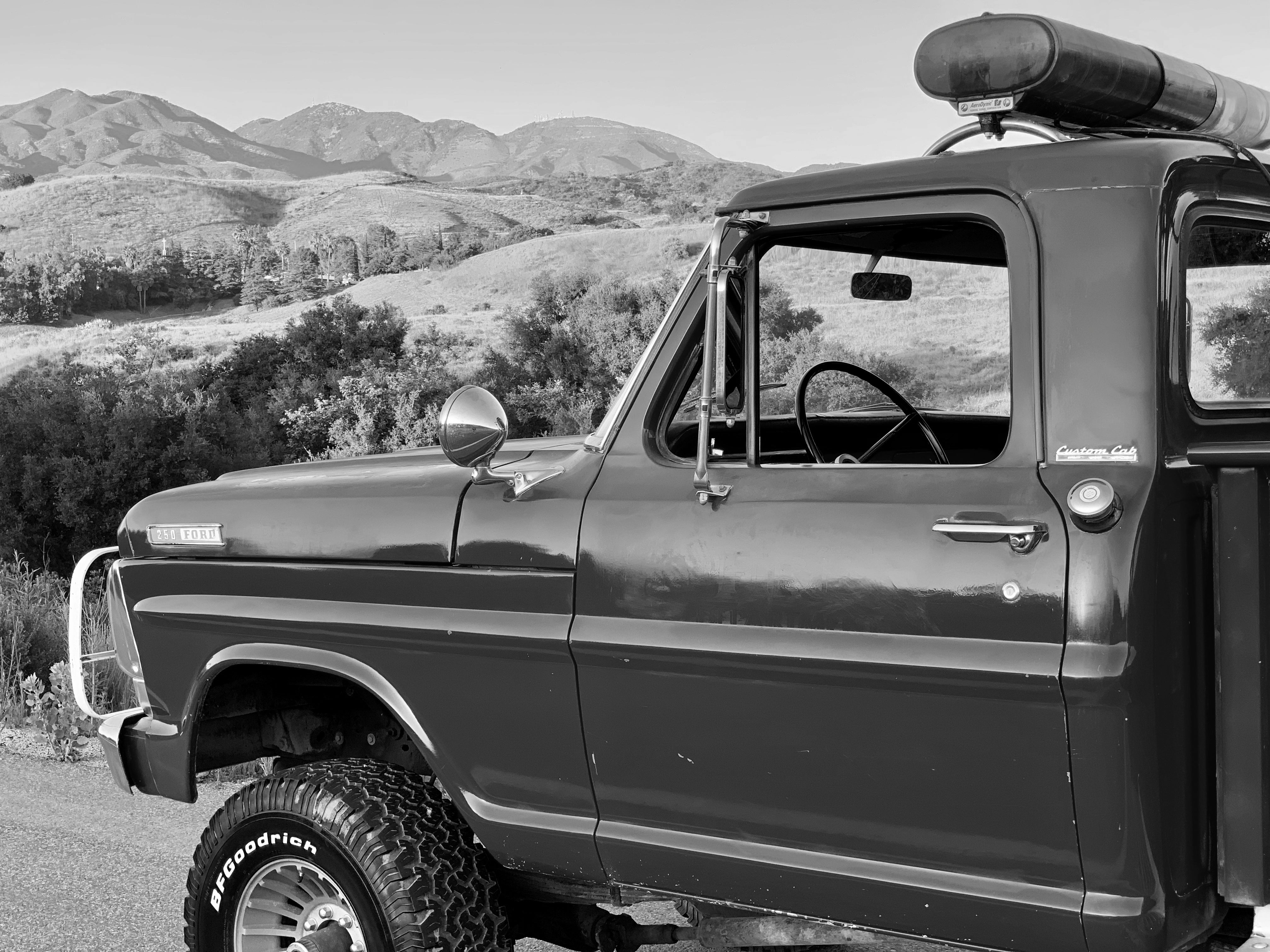 1967 Ford F-250 4x4 Fire Truck FINE ART PRINT