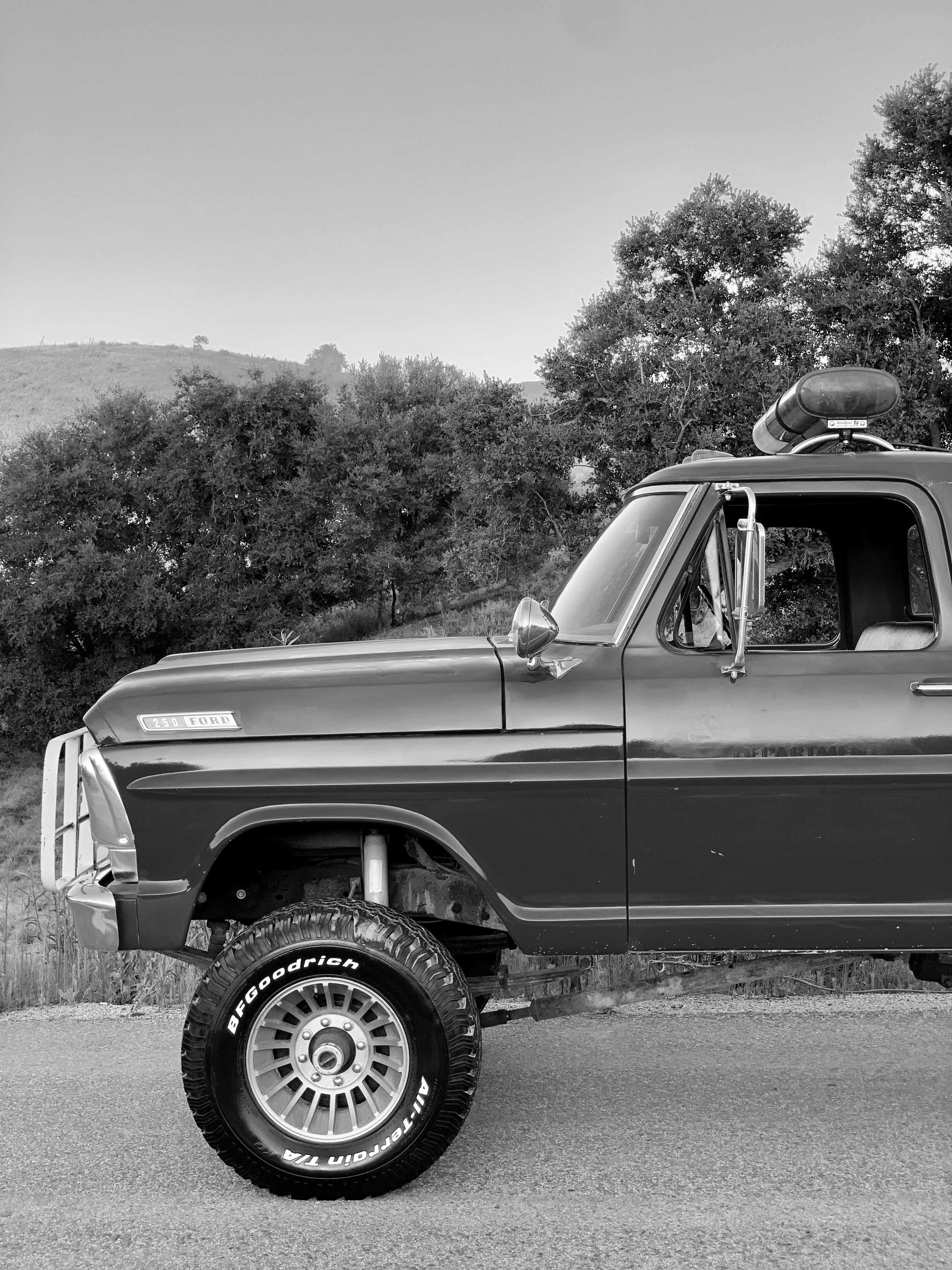 1967 Ford F-250 4x4 Fire Truck FINE ART PRINT