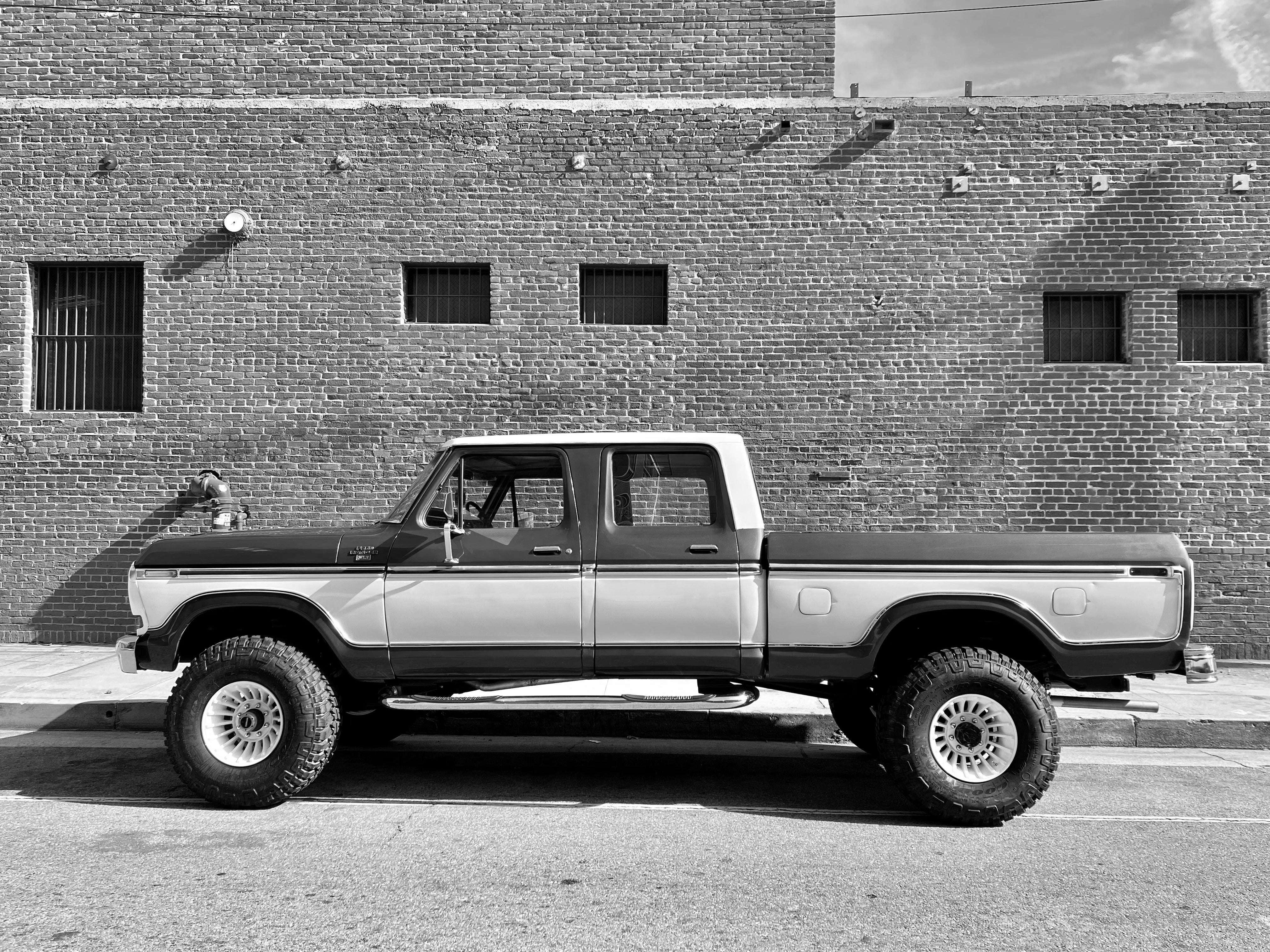 1978 Ford F-250 Crew Cab 4x4 Green FINE ART PRINT