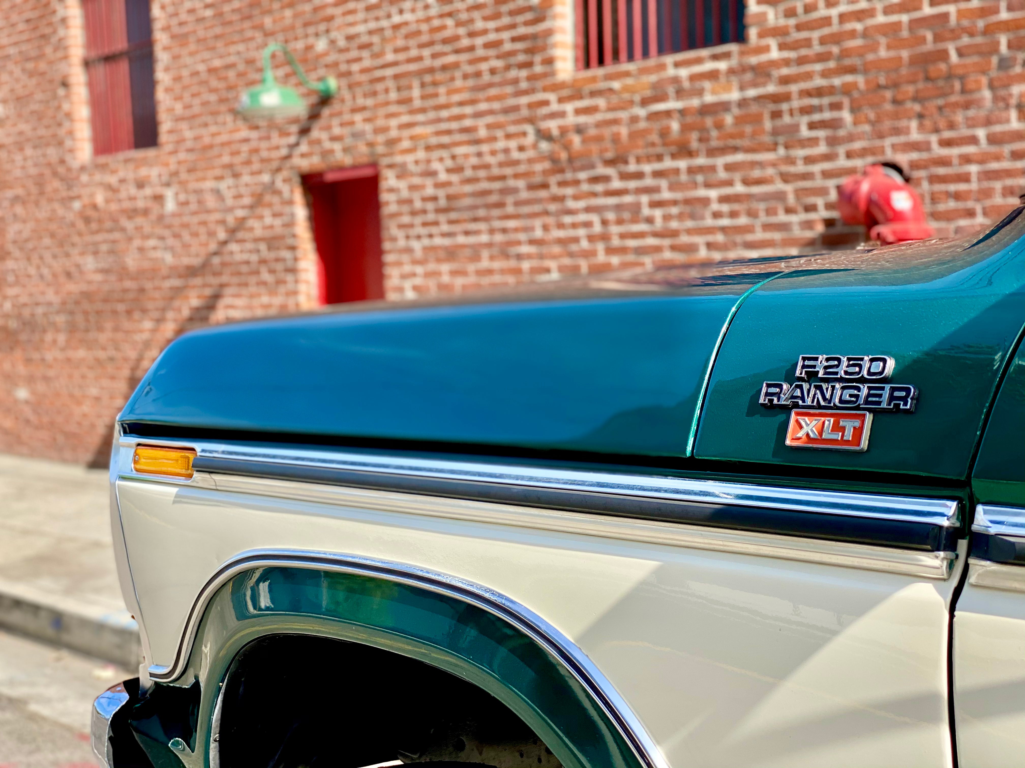 1978 Ford F-250 Crew Cab 4x4 Green FINE ART PRINT