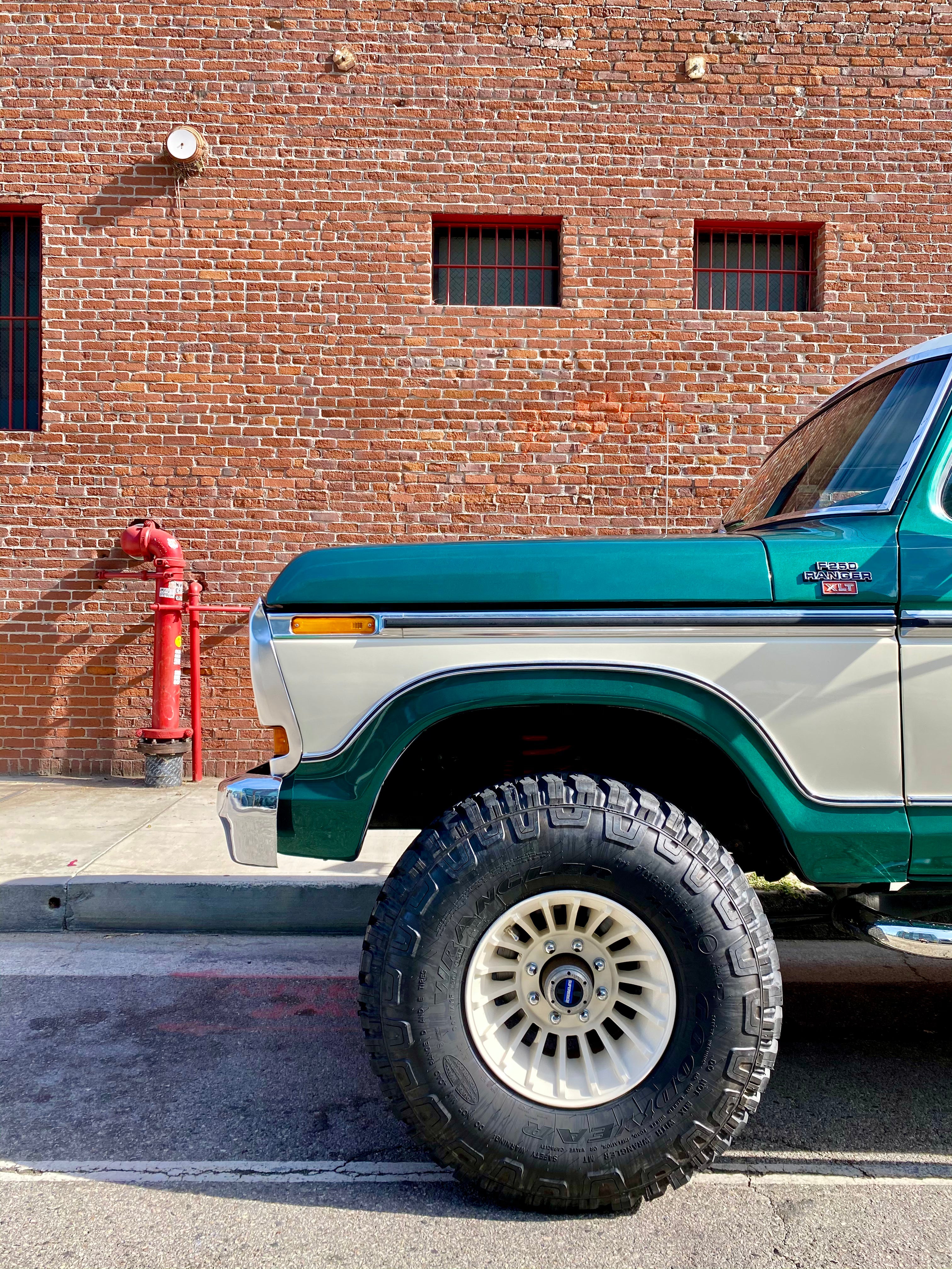 1978 Ford F-250 Crew Cab 4x4 Green FINE ART PRINT