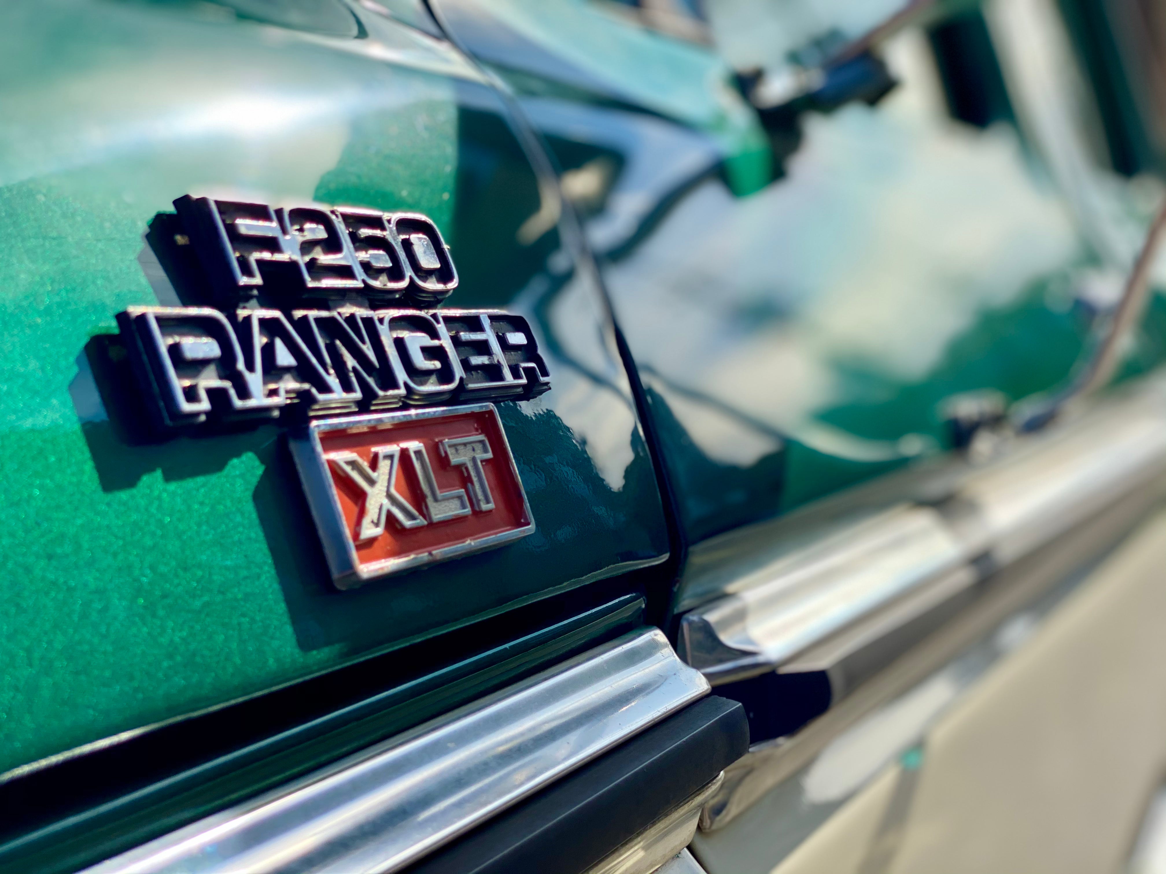 1978 Ford F-250 Crew Cab 4x4 Green FINE ART PRINT