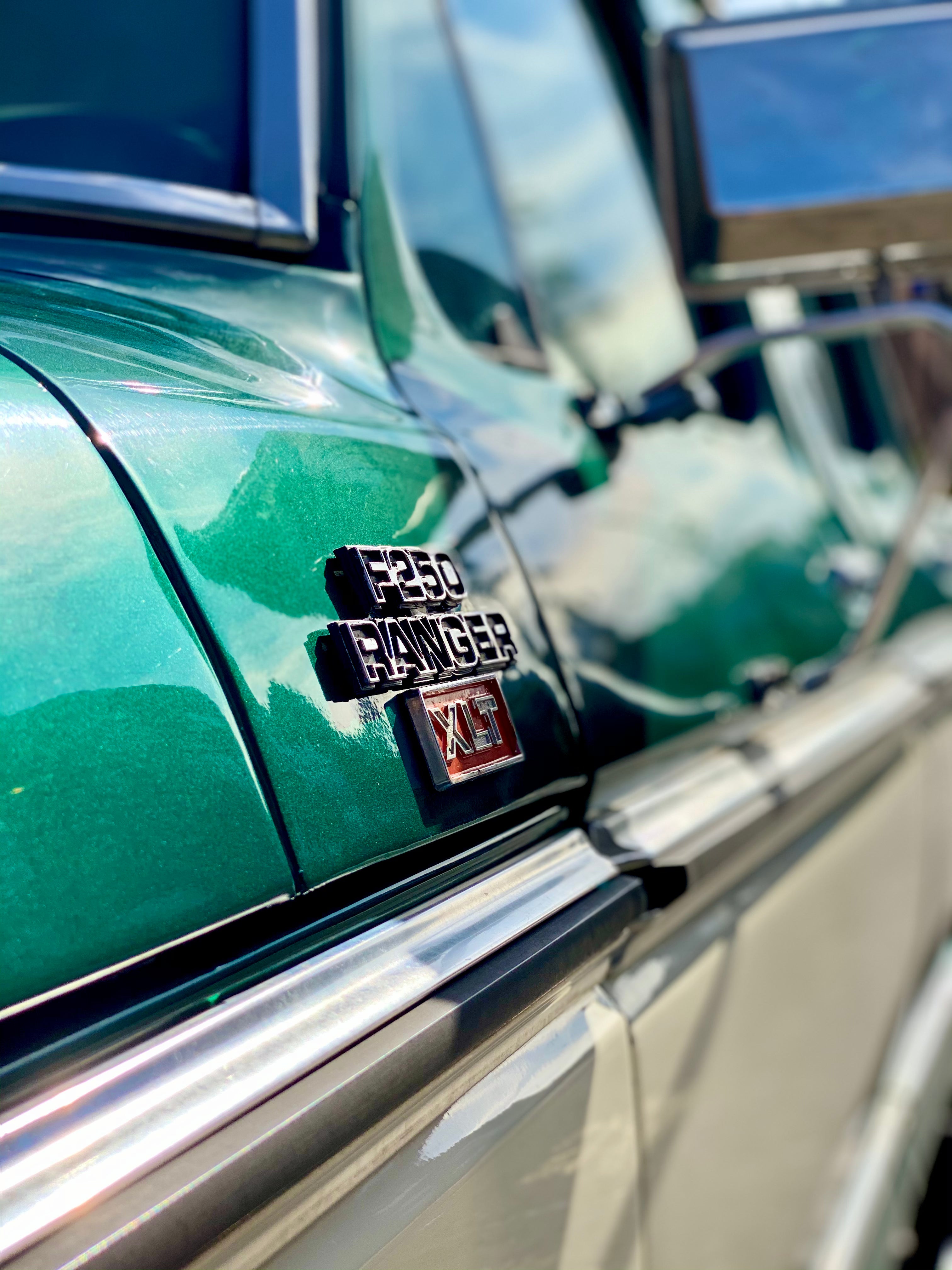 1978 Ford F-250 Crew Cab 4x4 Green FINE ART PRINT