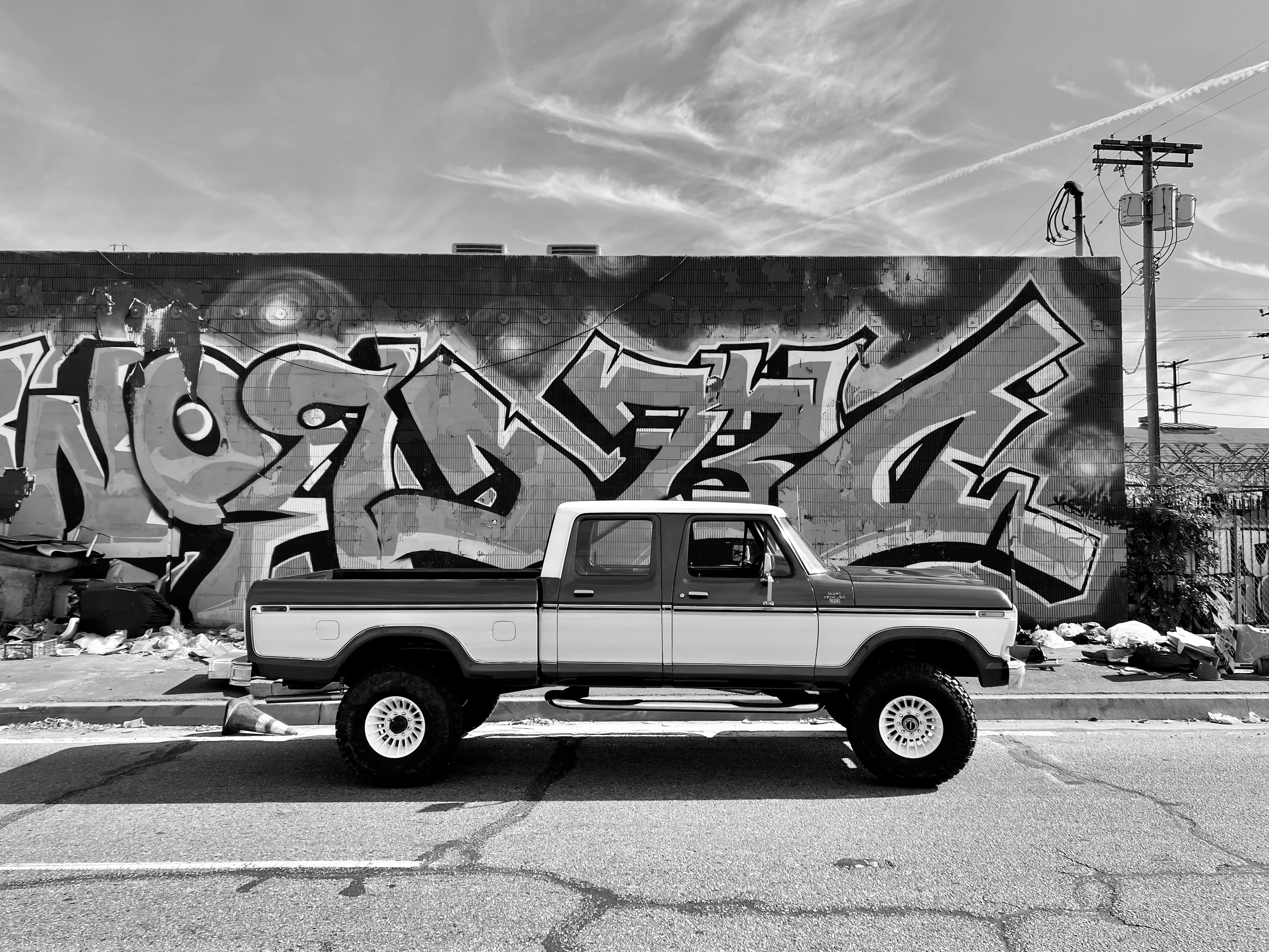 1978 Ford F-250 Crew Cab 4x4 Green FINE ART PRINT