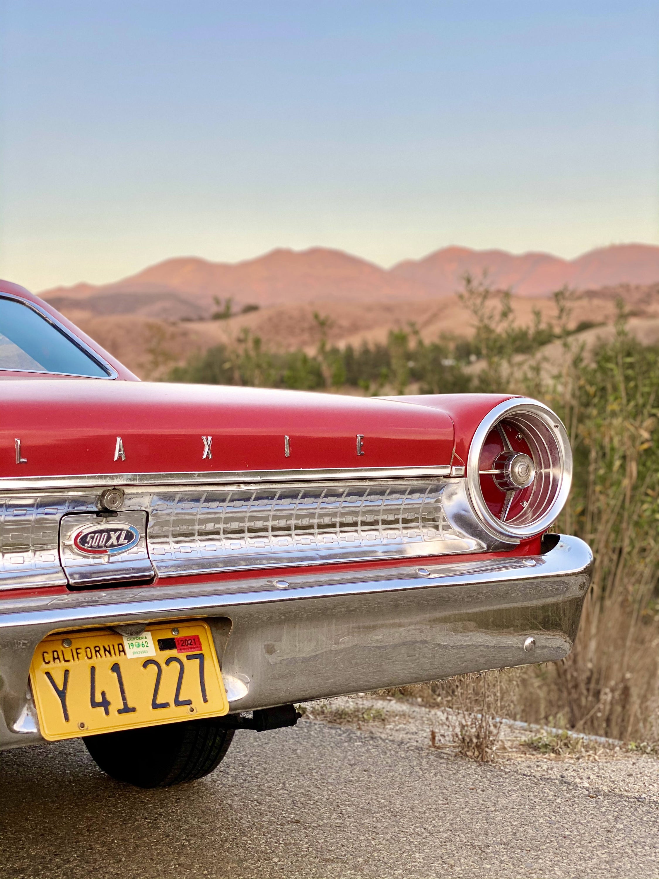 1963 Ford Galaxie Fastback FINE ART PRINT