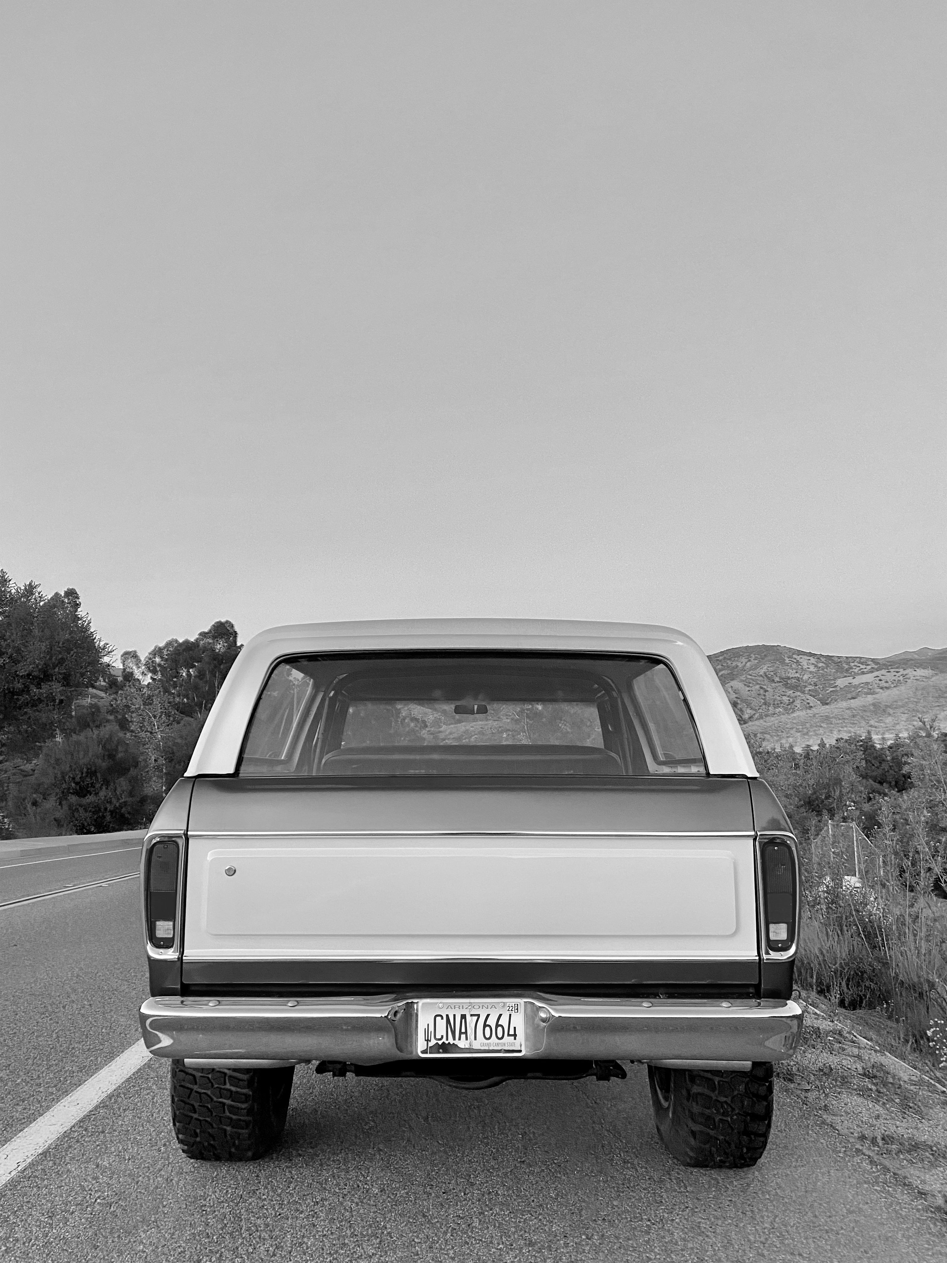 1978 Ford Bronco Bright Dark Blue Metallic FINE ART PRINT