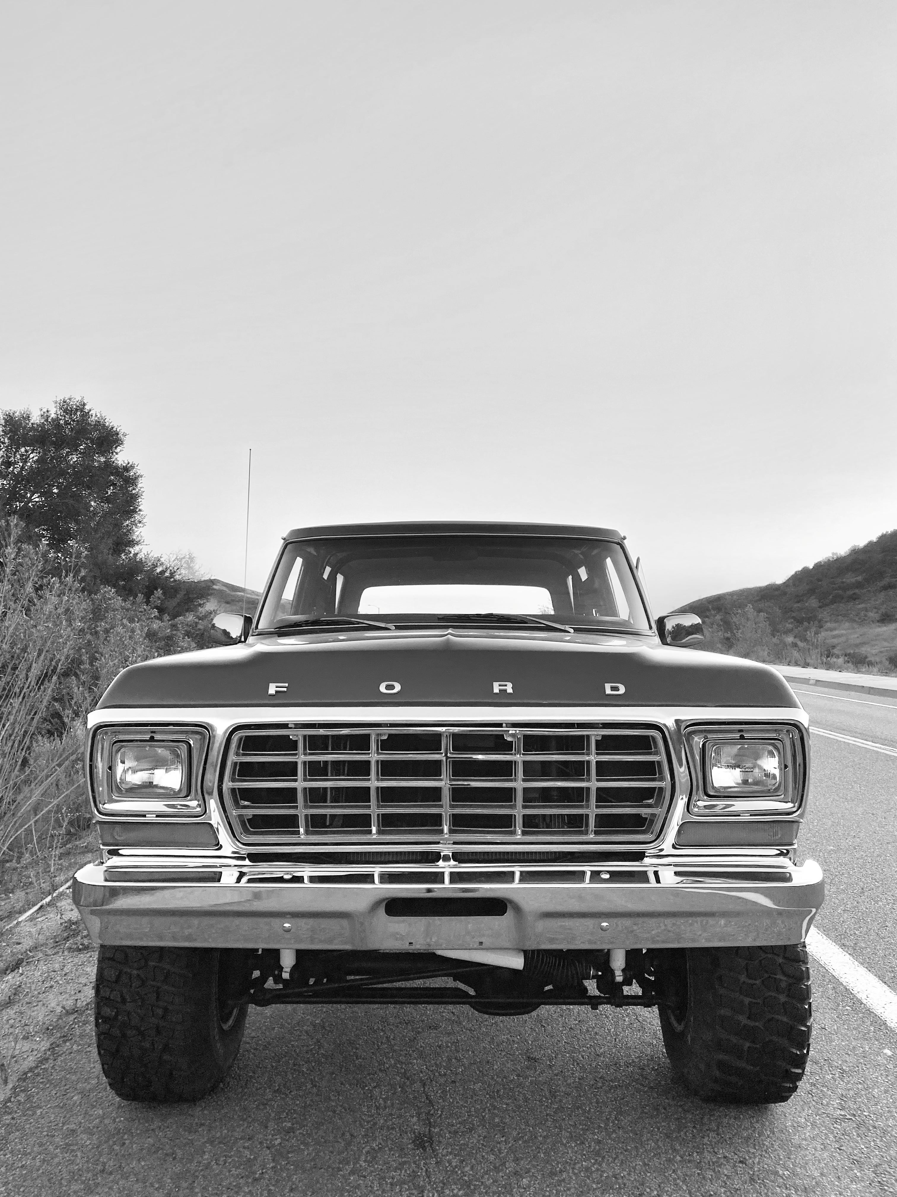 1978 Ford Bronco Bright Dark Blue Metallic FINE ART PRINT