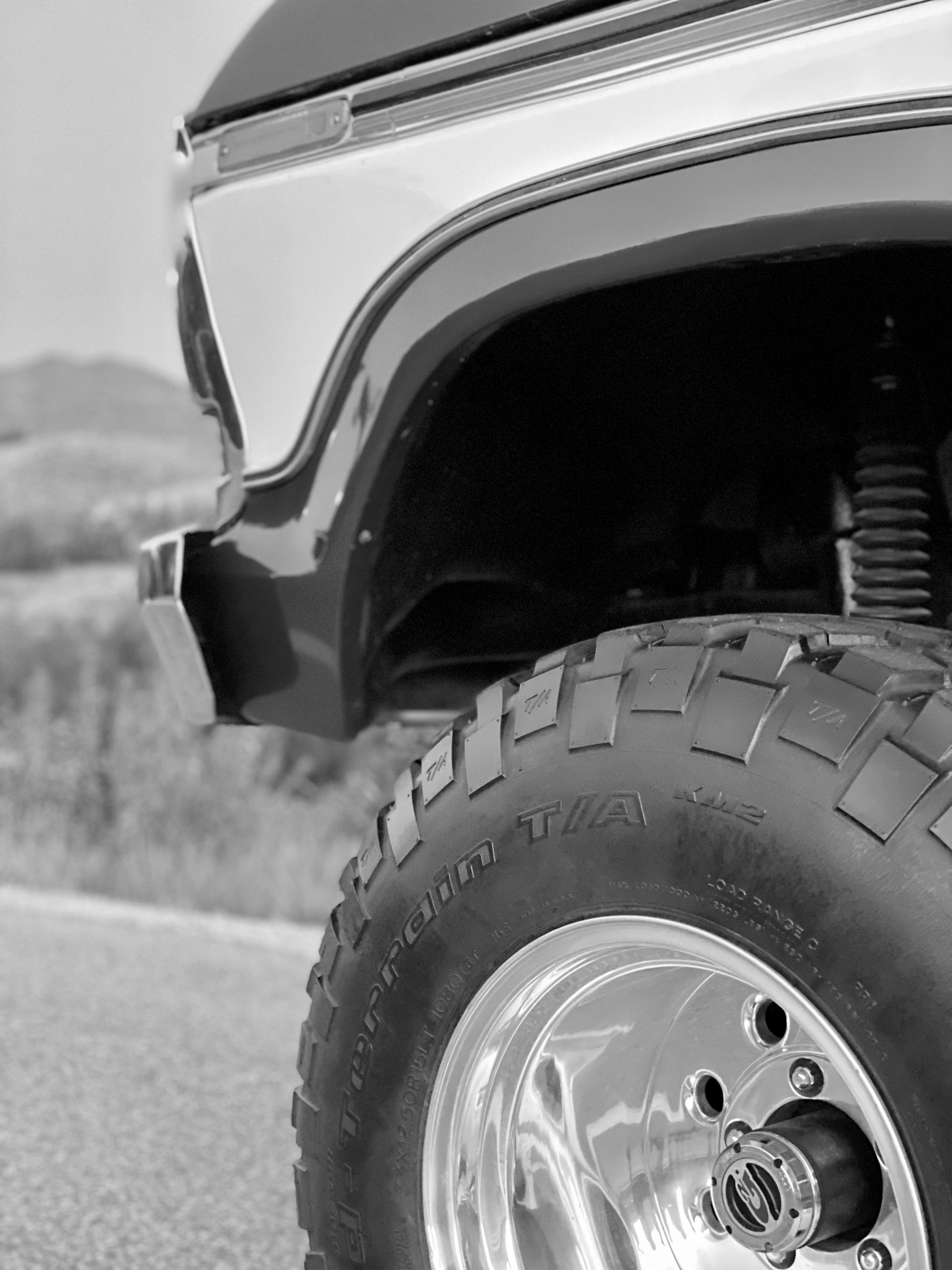 1978 Ford Bronco Bright Dark Blue Metallic FINE ART PRINT