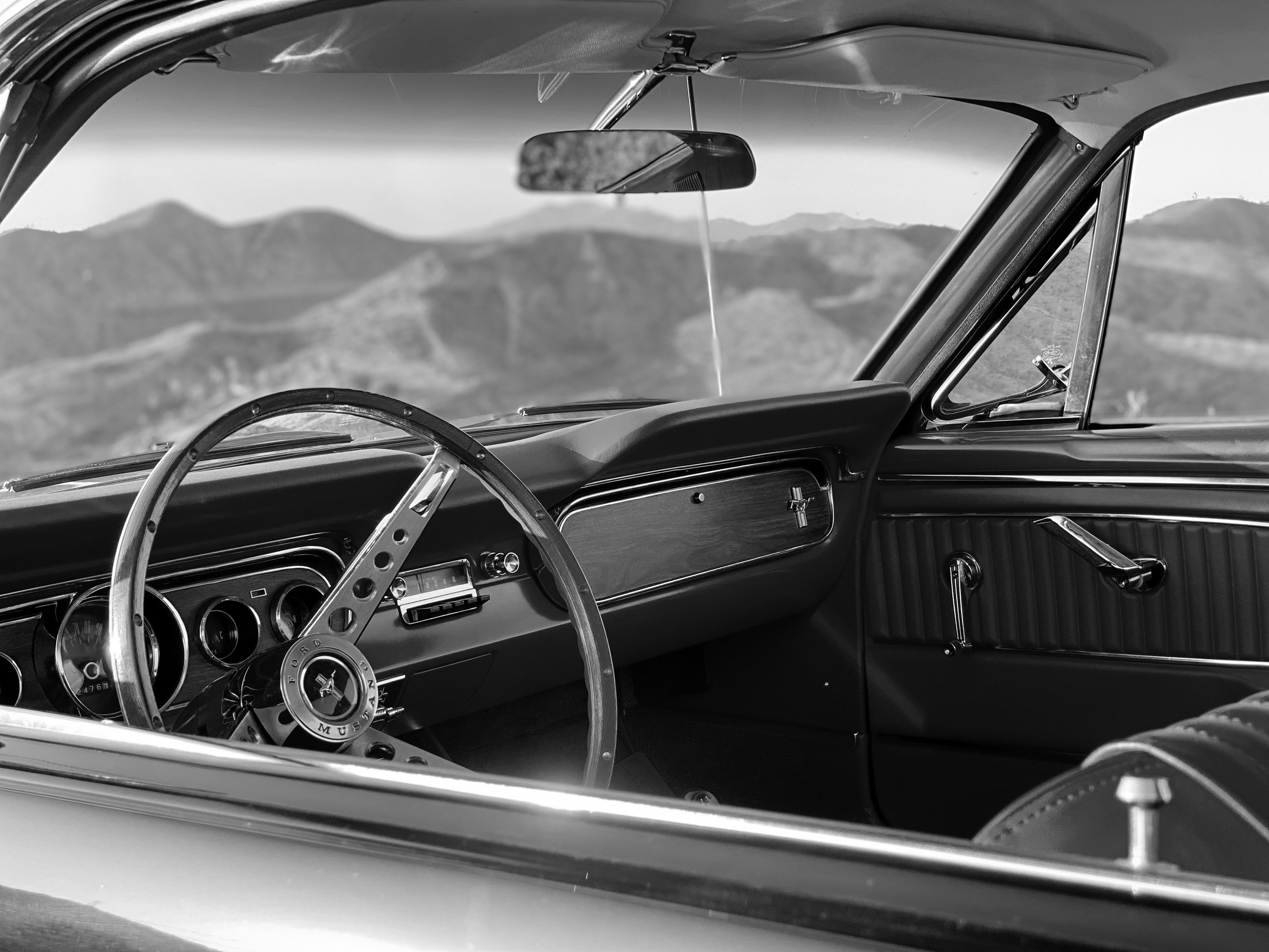 1965 Ford Mustang GT K-Code Fastback FINE ART PRINT