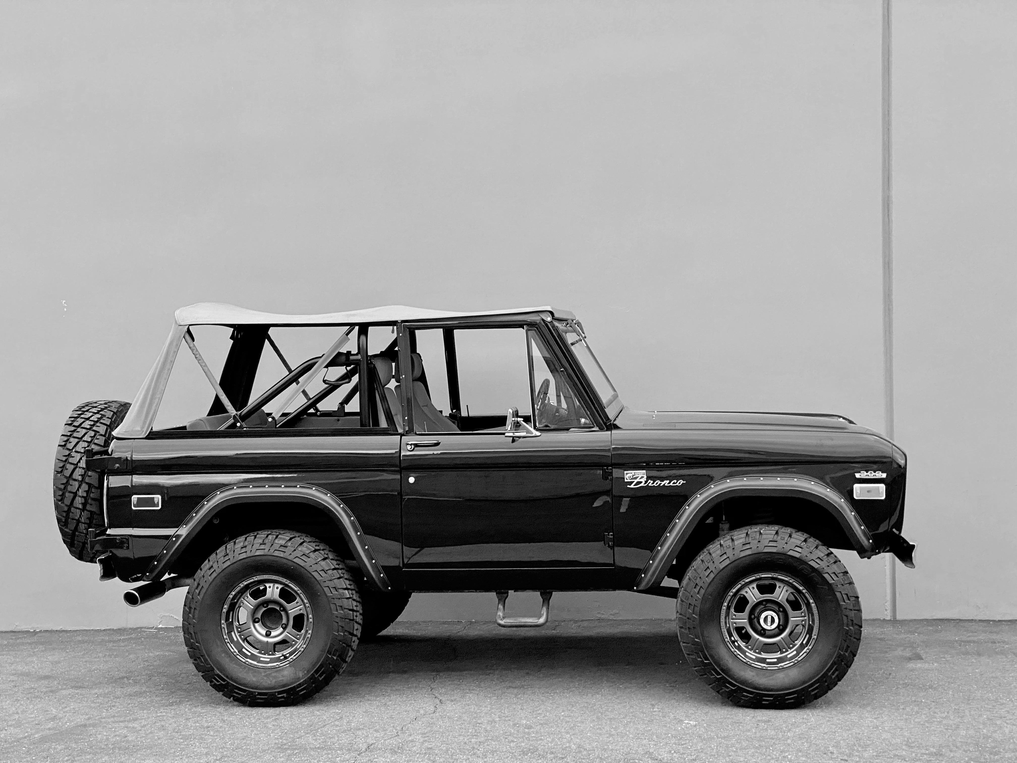 1976 Ford Bronco Raven Black FINE ART PRINT
