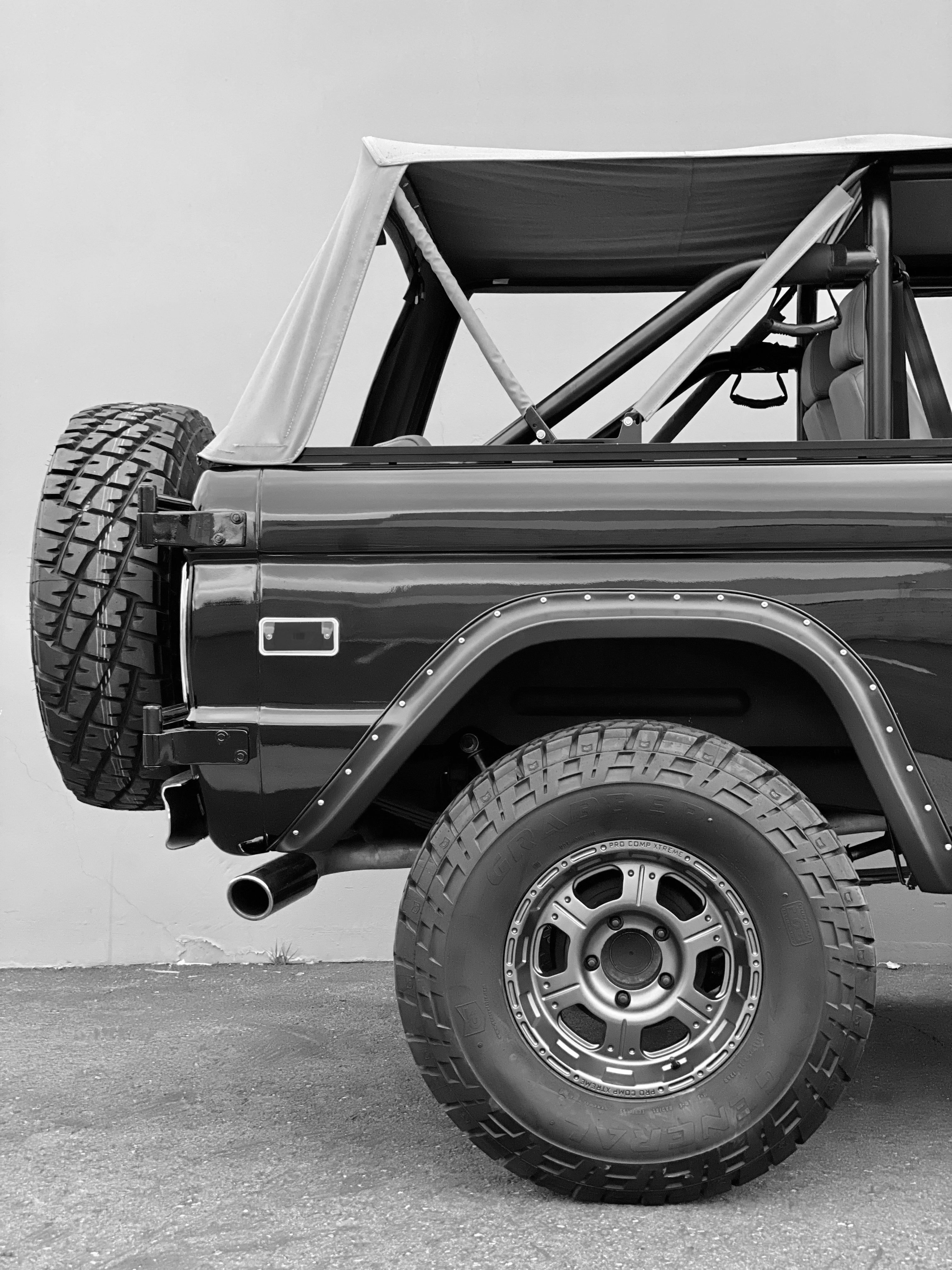 1976 Ford Bronco Raven Black FINE ART PRINT
