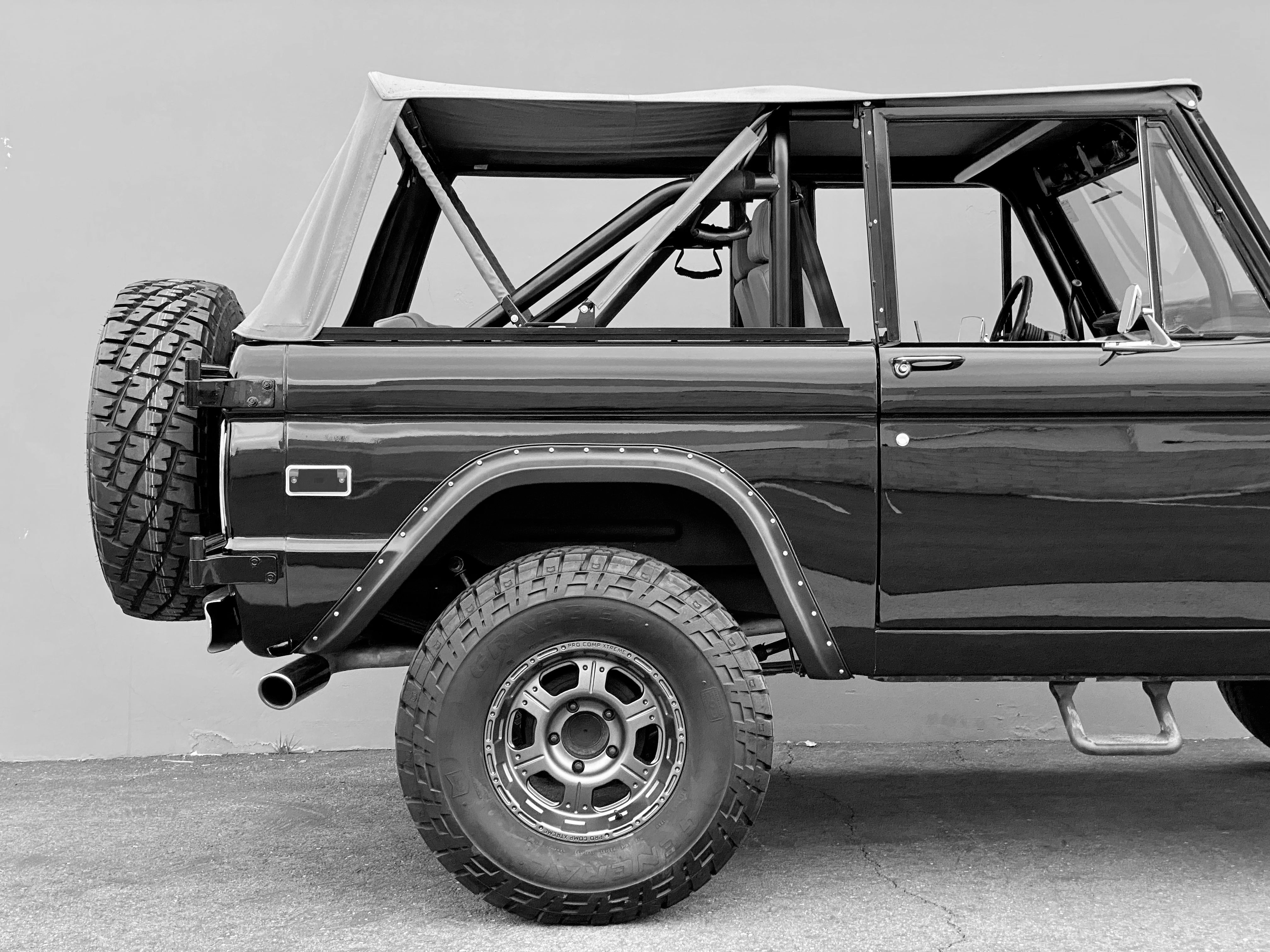 1976 Ford Bronco Raven Black FINE ART PRINT