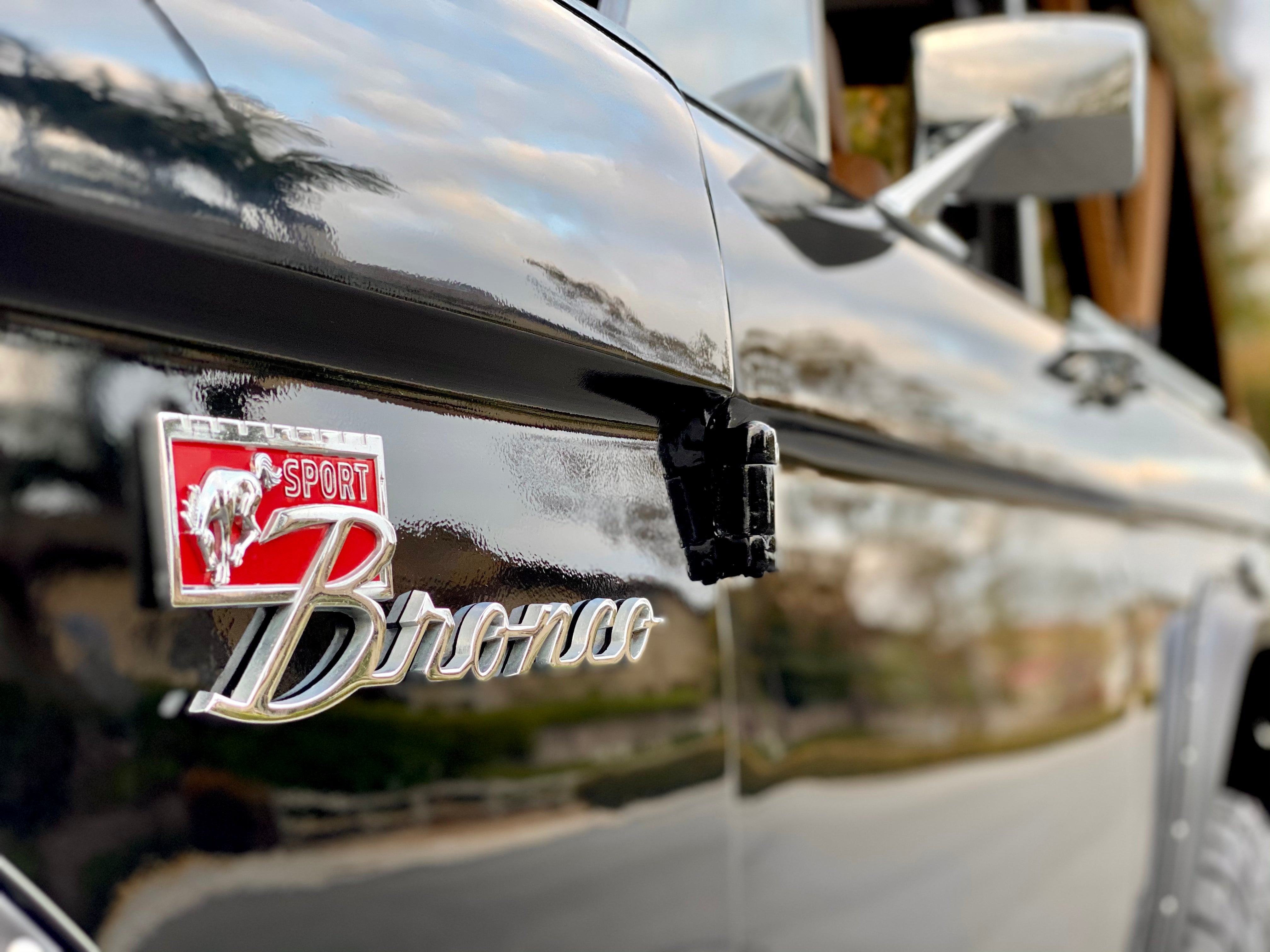 1976 Ford Bronco Raven Black FINE ART PRINT