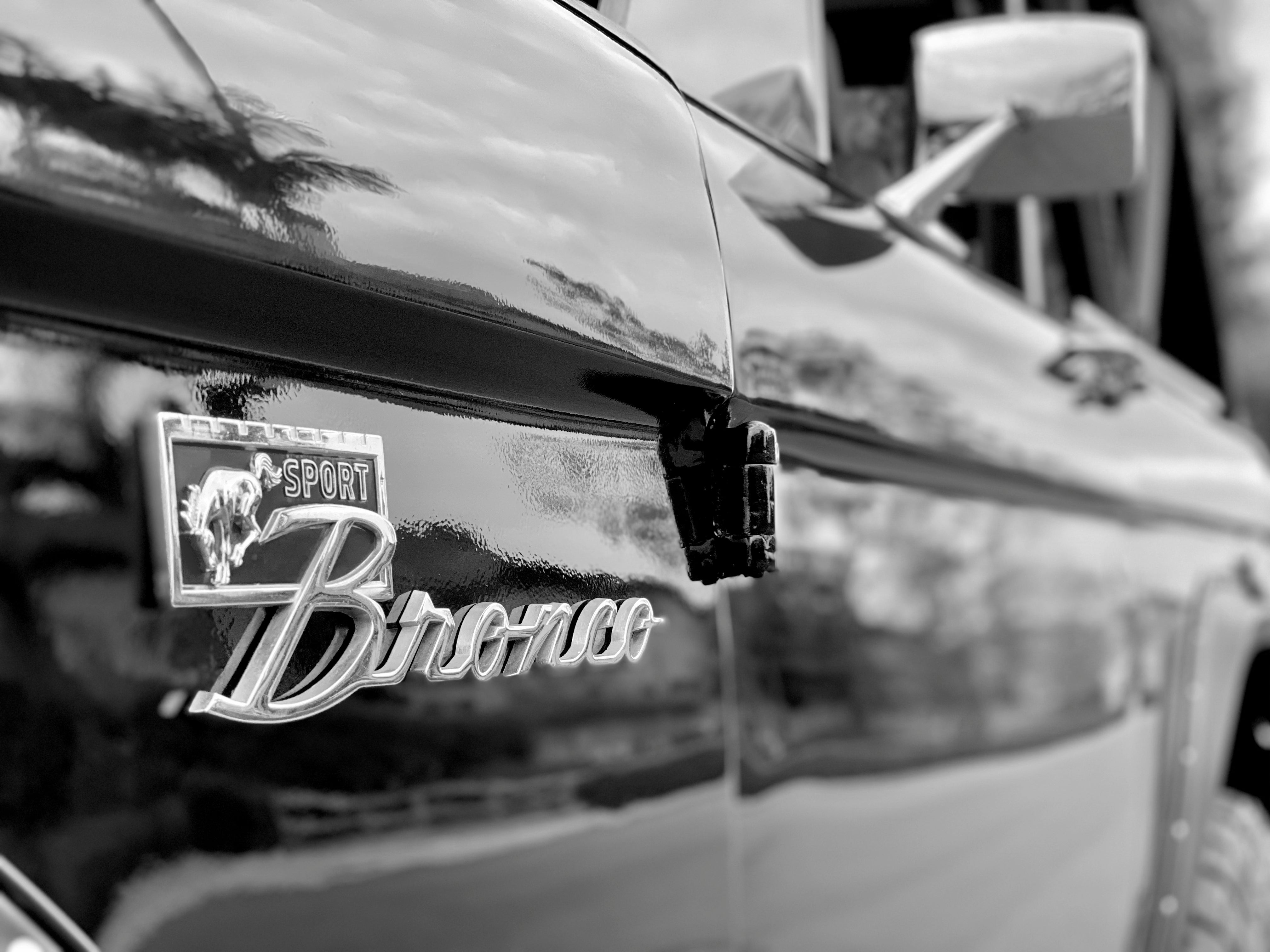 1976 Ford Bronco Raven Black FINE ART PRINT