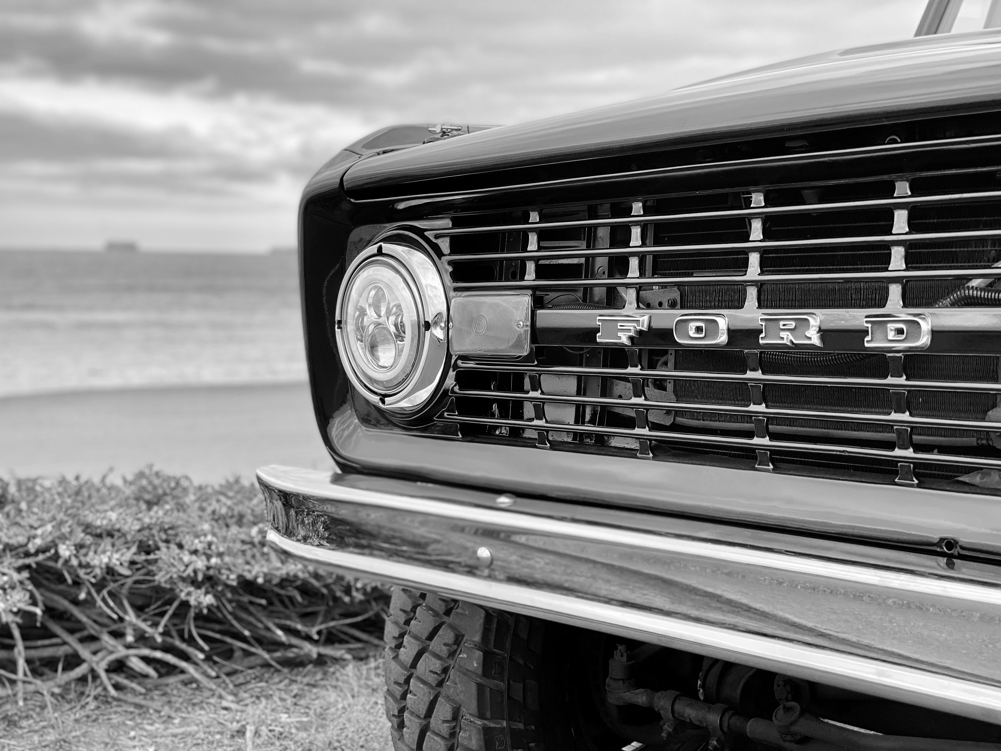 1976 Ford Bronco Raven Black FINE ART PRINT