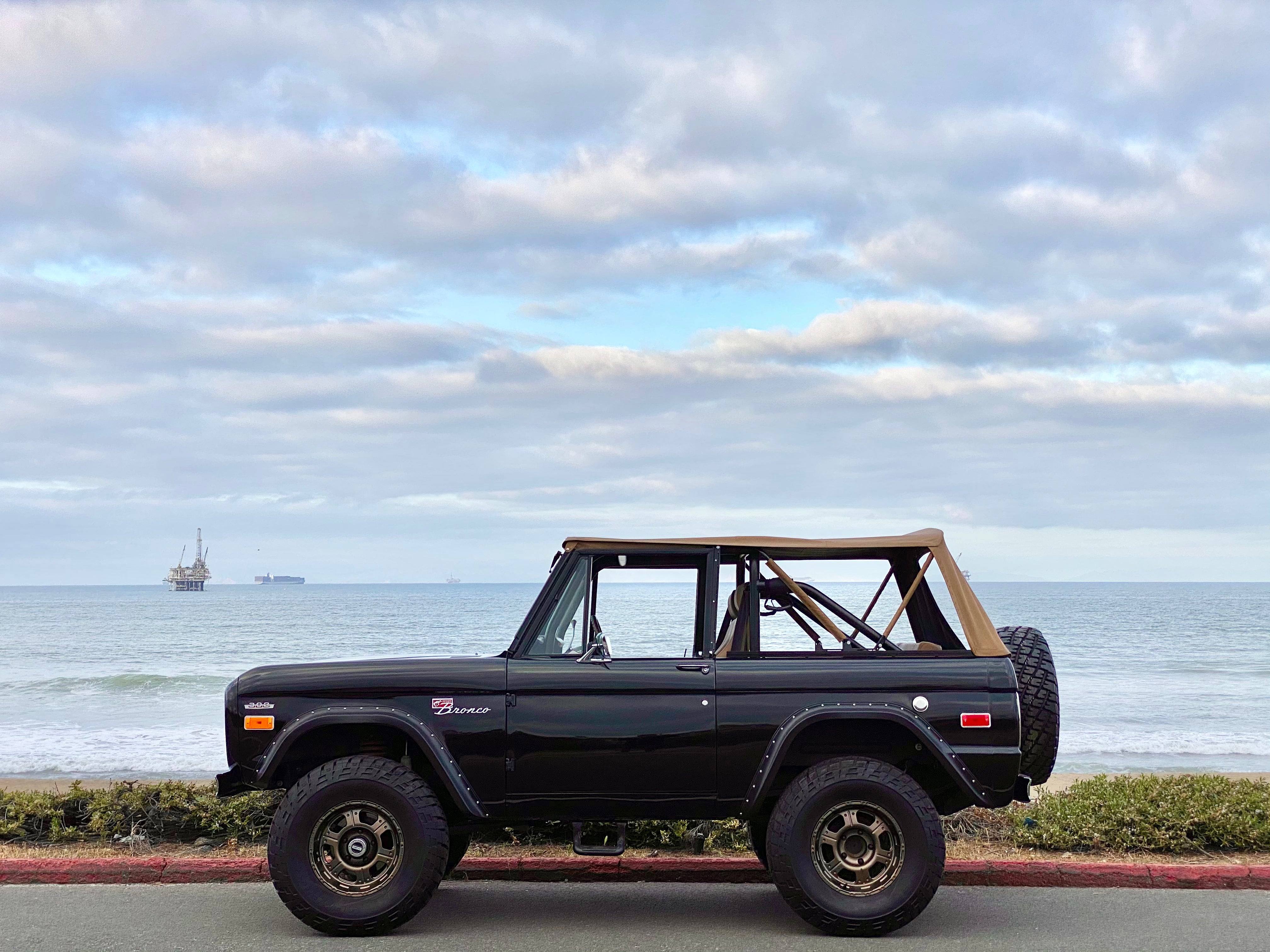 1976 Ford Bronco Raven Black FINE ART PRINT