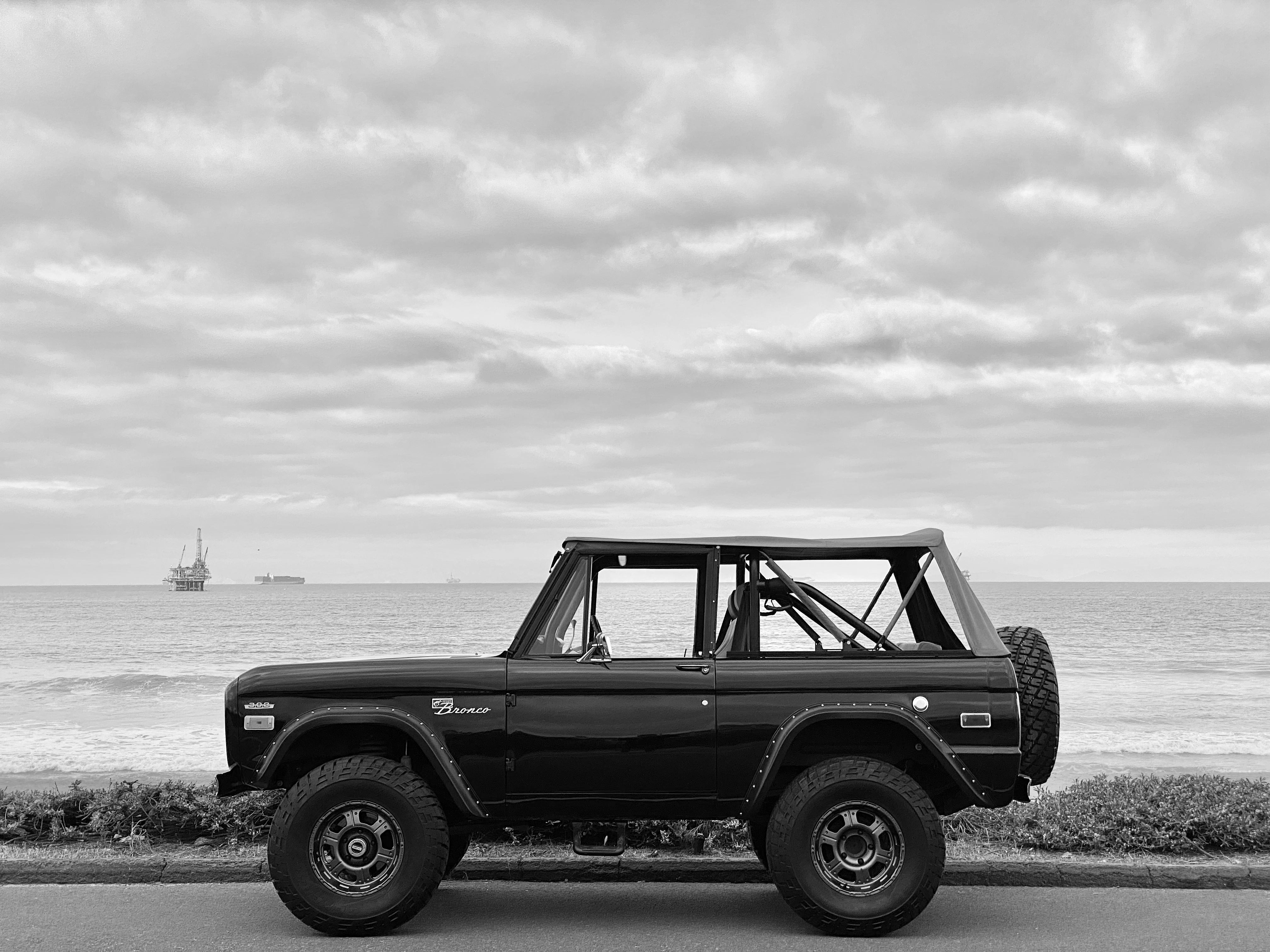 1976 Ford Bronco Raven Black FINE ART PRINT