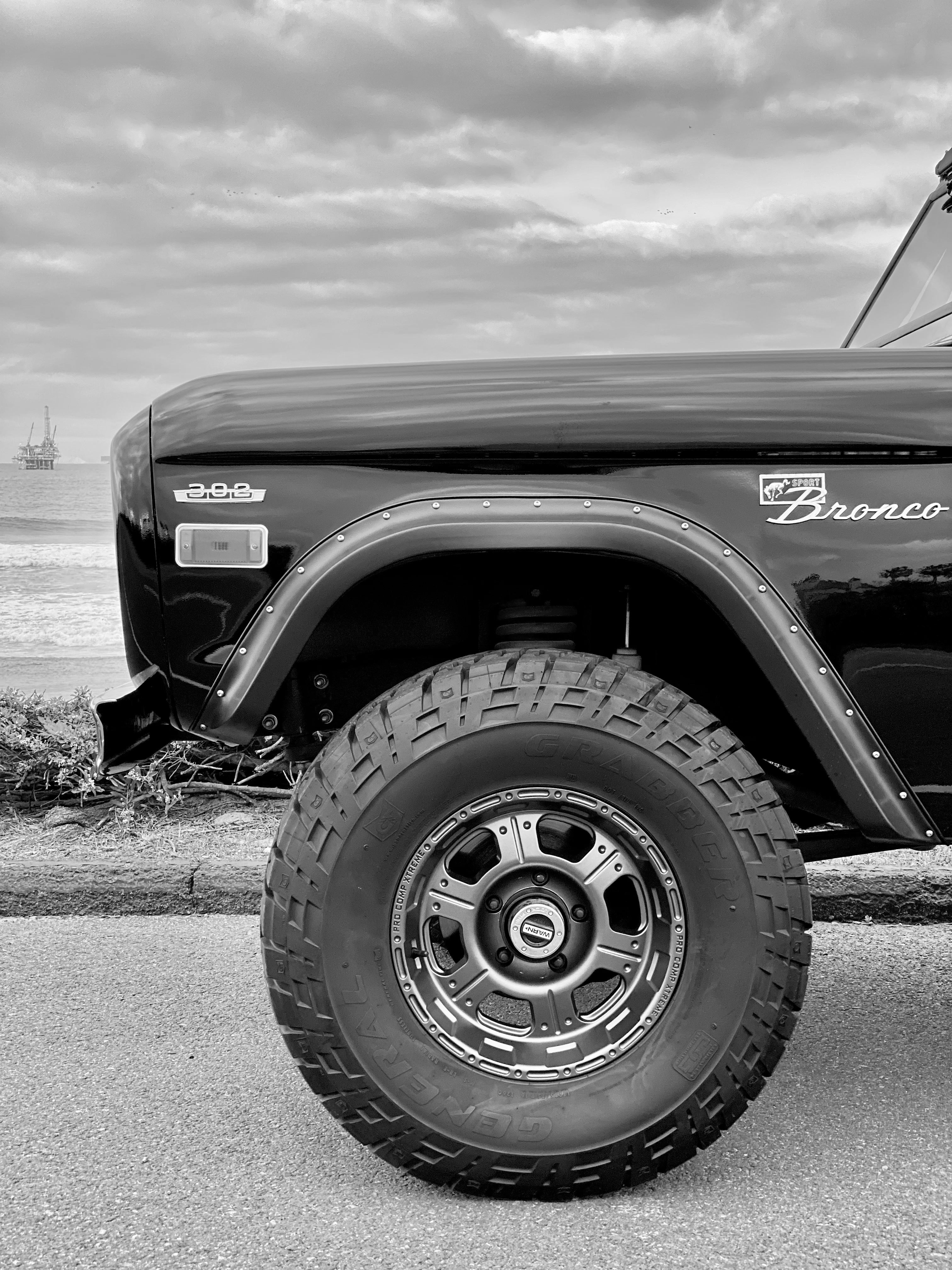 1976 Ford Bronco Raven Black FINE ART PRINT