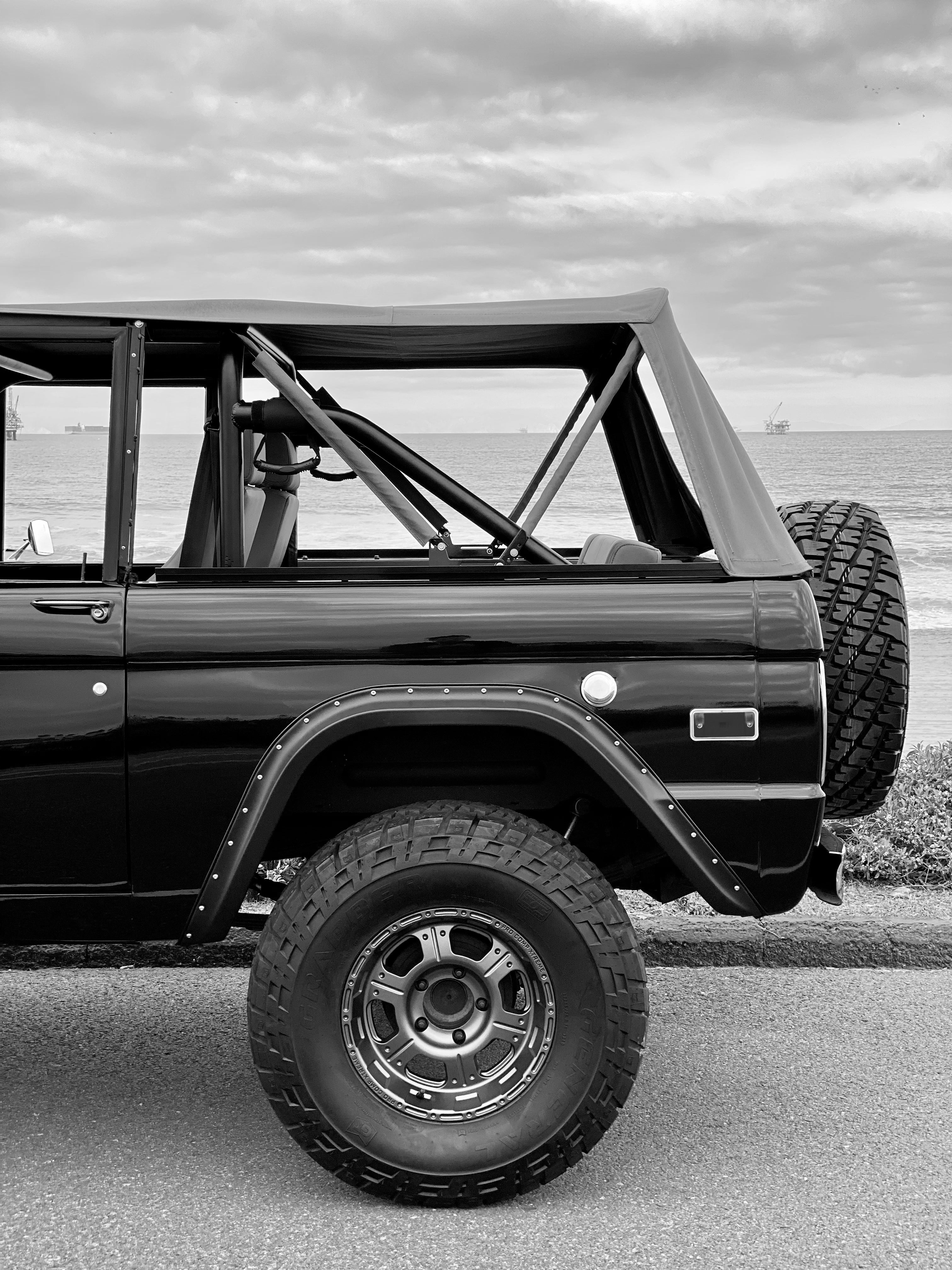 1976 Ford Bronco Raven Black FINE ART PRINT