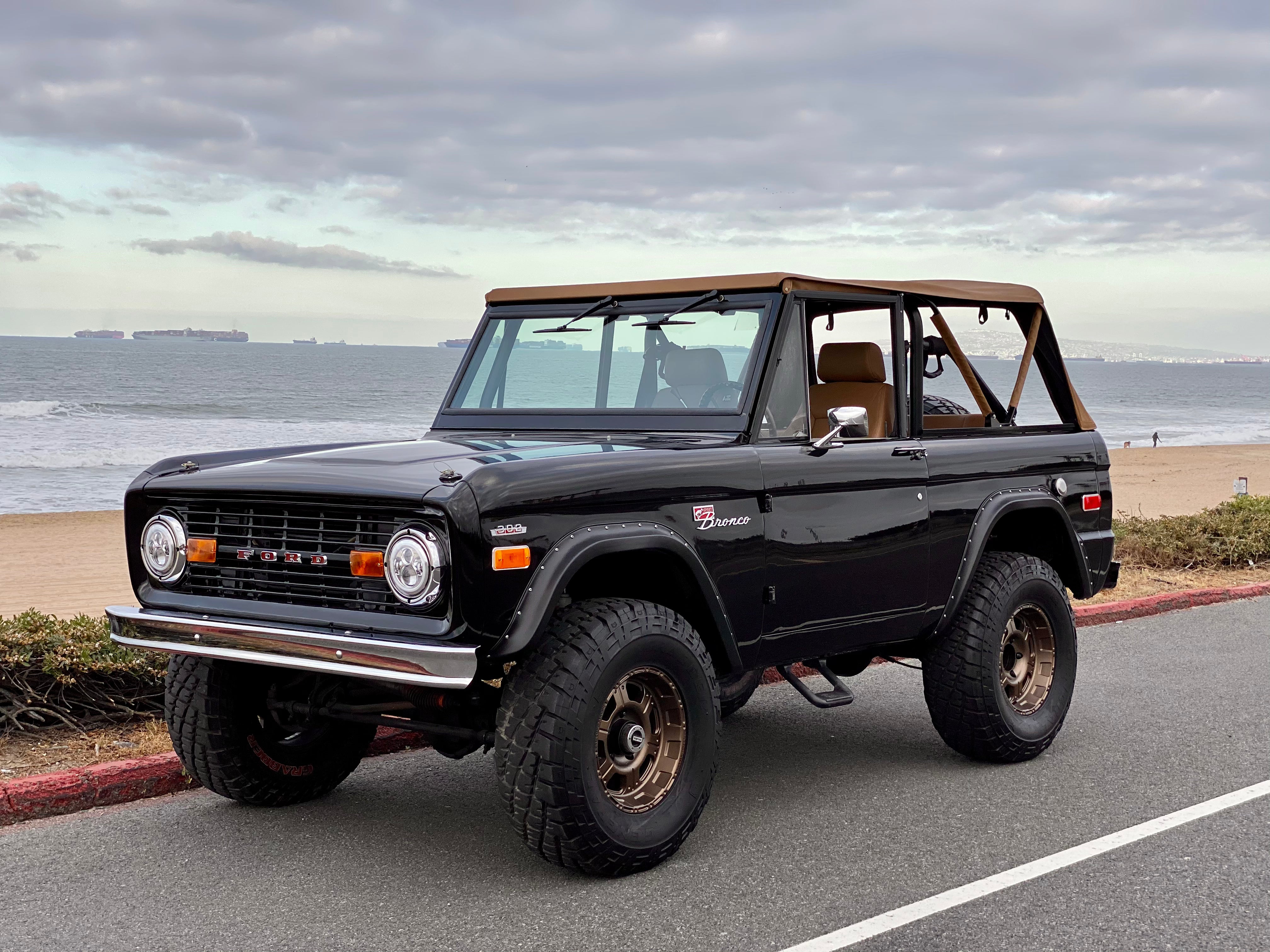 1976 Ford Bronco Raven Black FINE ART PRINT