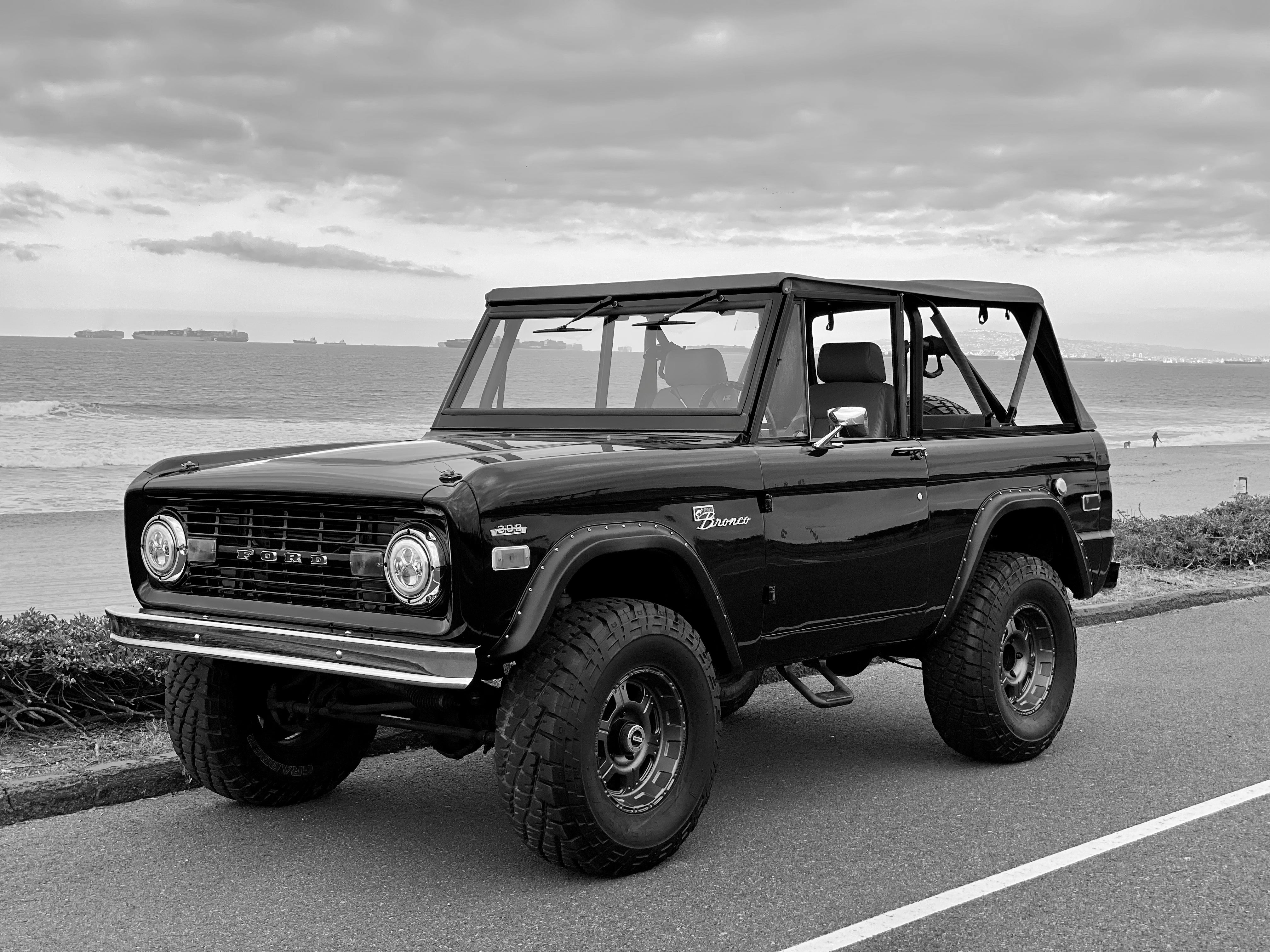 1976 Ford Bronco Raven Black FINE ART PRINT