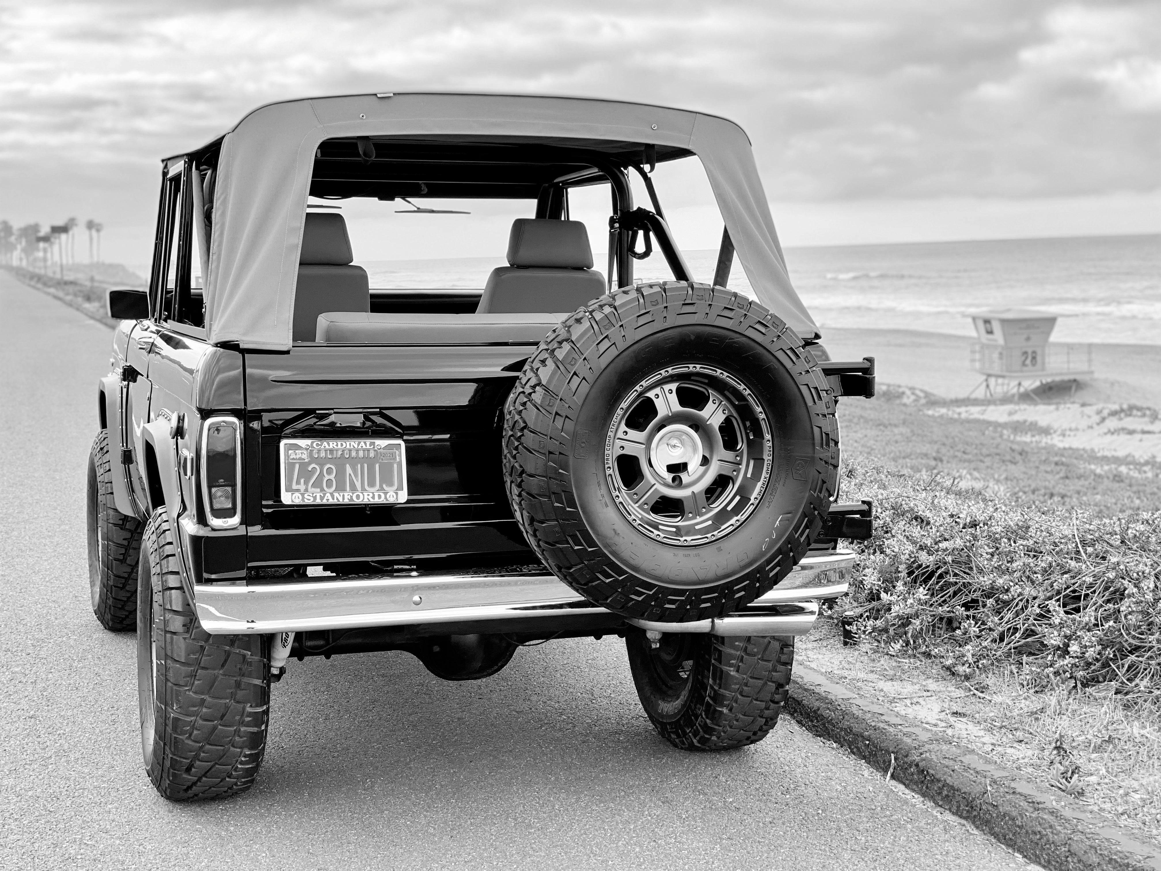 1976 Ford Bronco Raven Black FINE ART PRINT