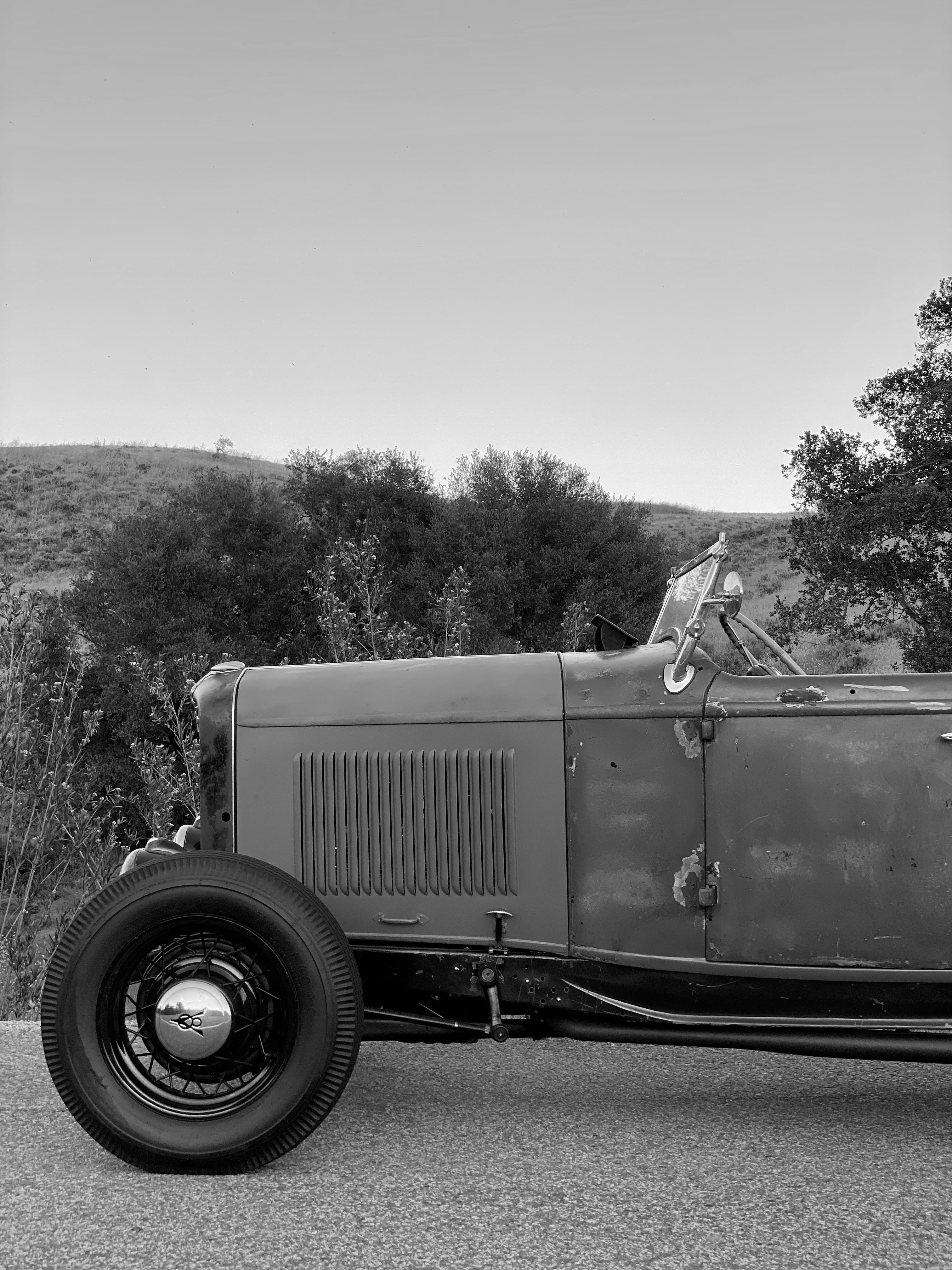 1932 Ford Roadster Front Side Profile FINE ART PRINT