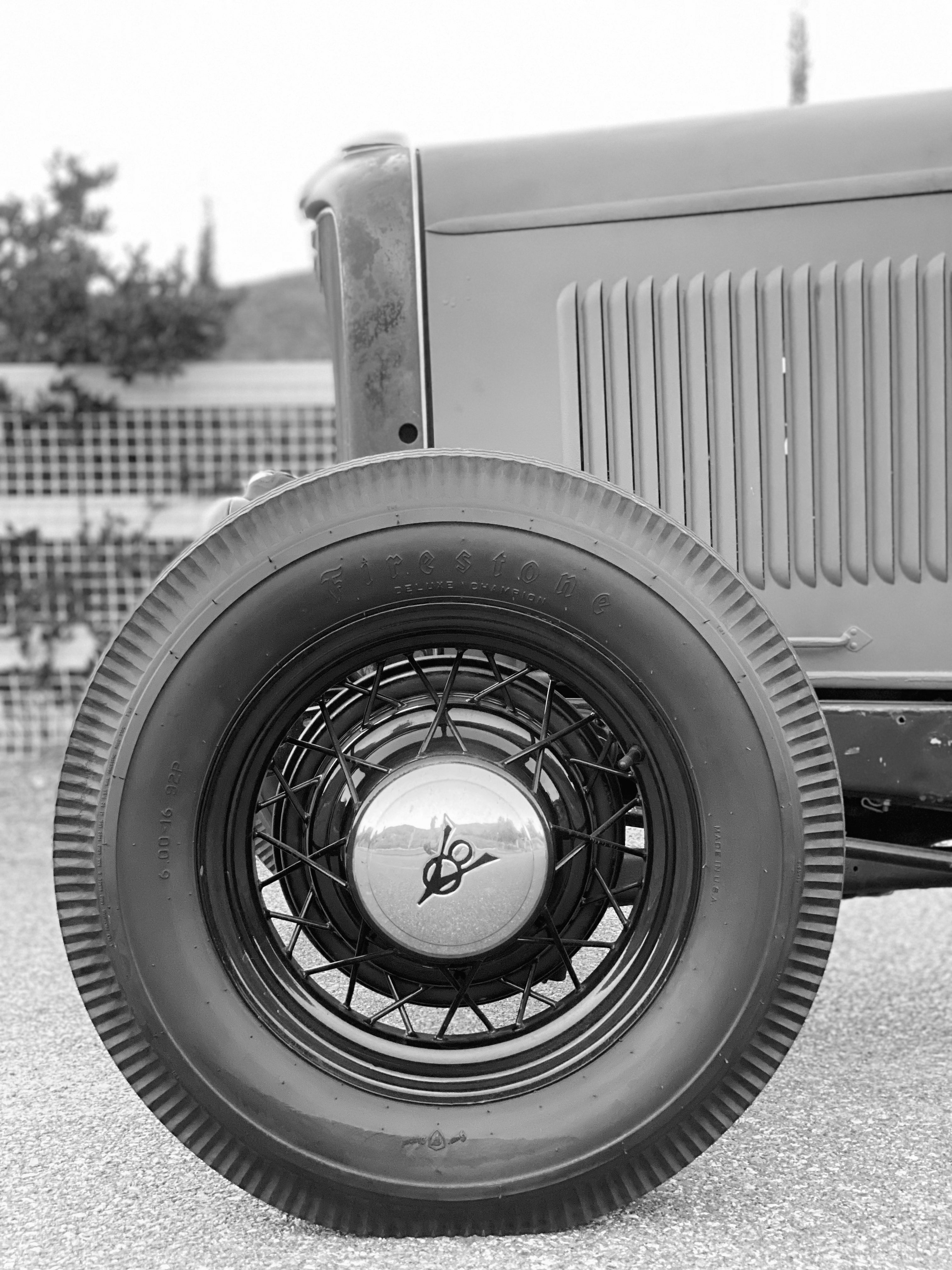 1932 Front Wheel FINE ART PRINT