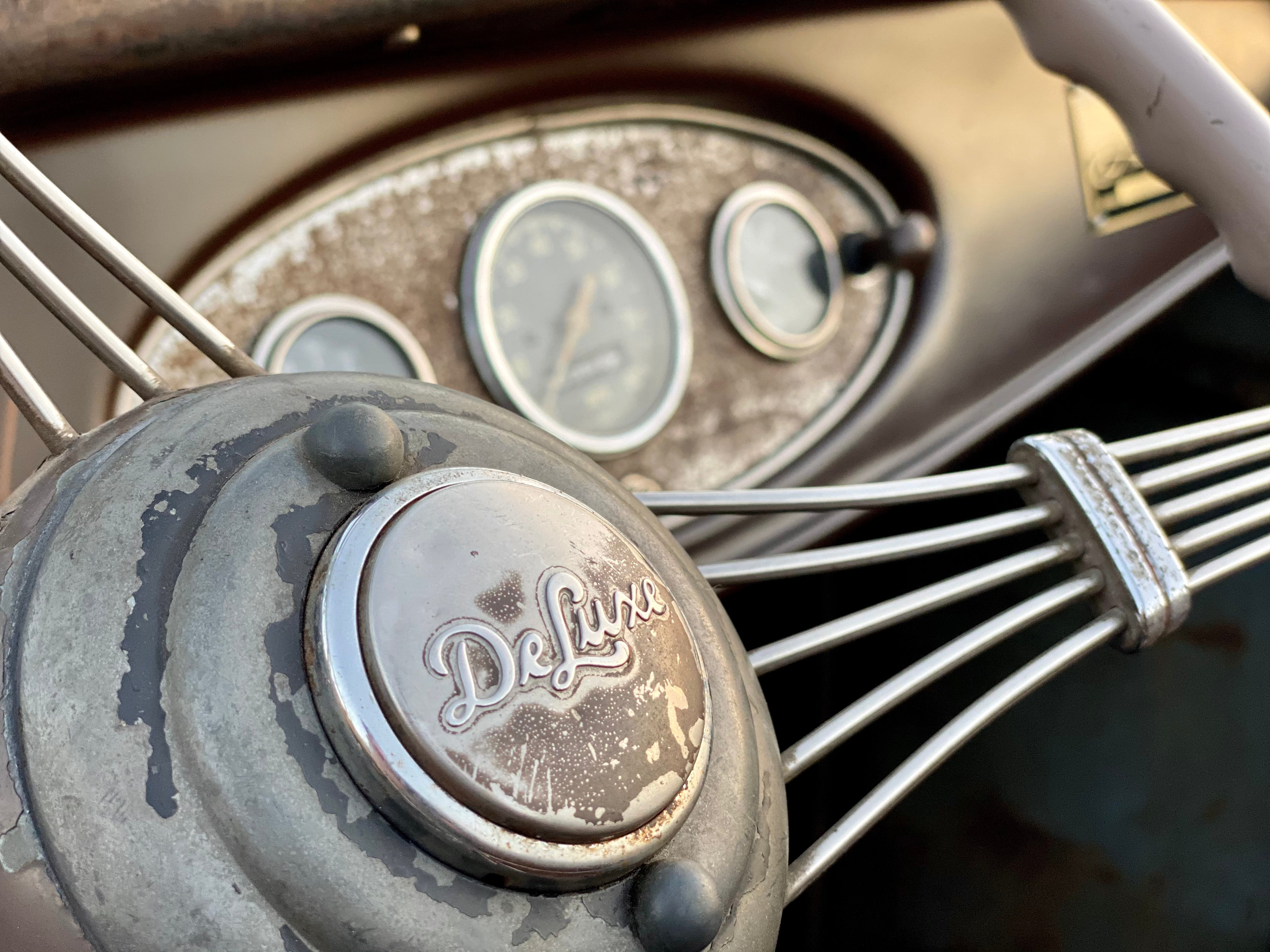 1932 Ford Steering Wheel FINE ART PRINT