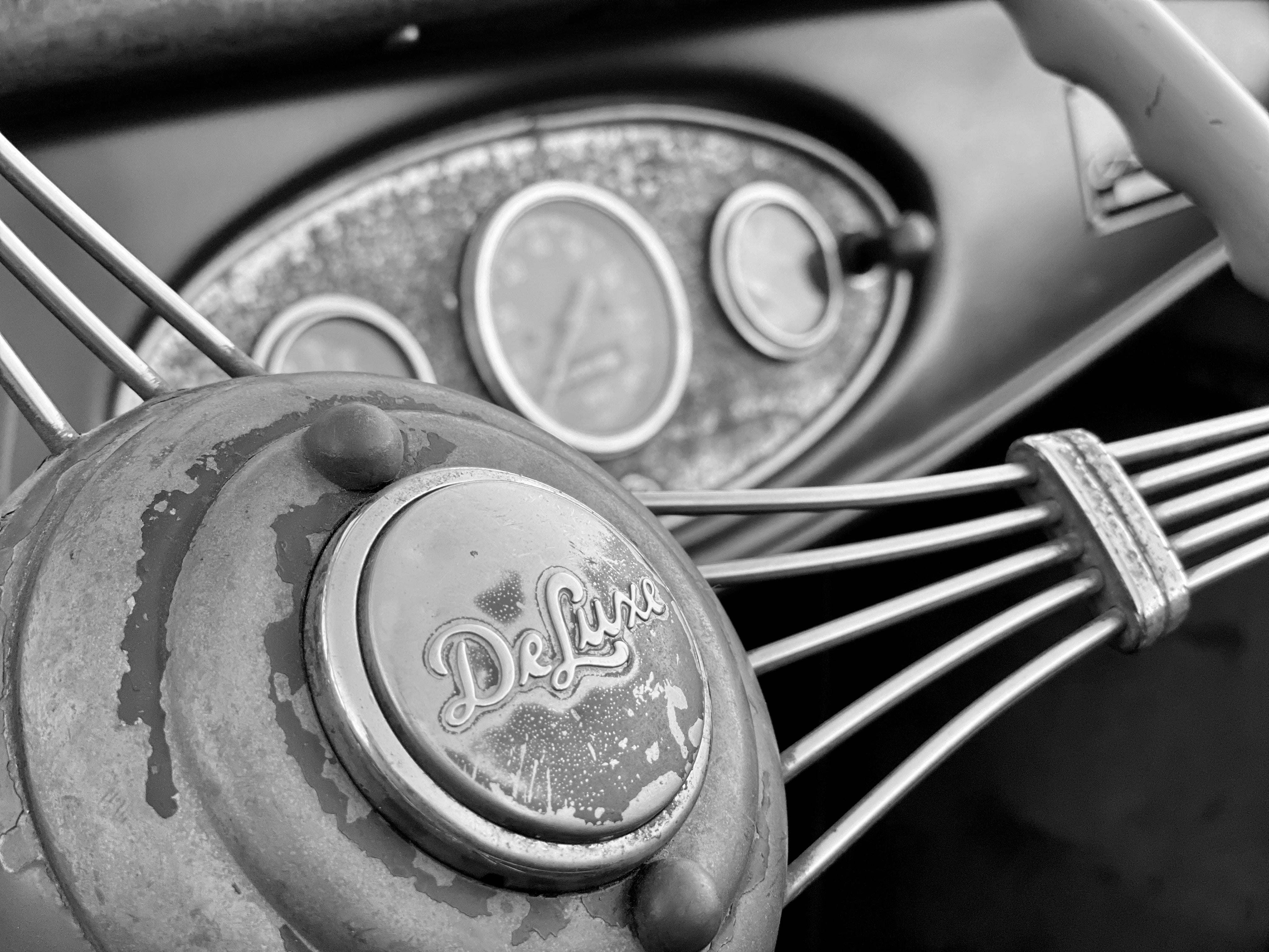 1932 Ford Steering Wheel FINE ART PRINT