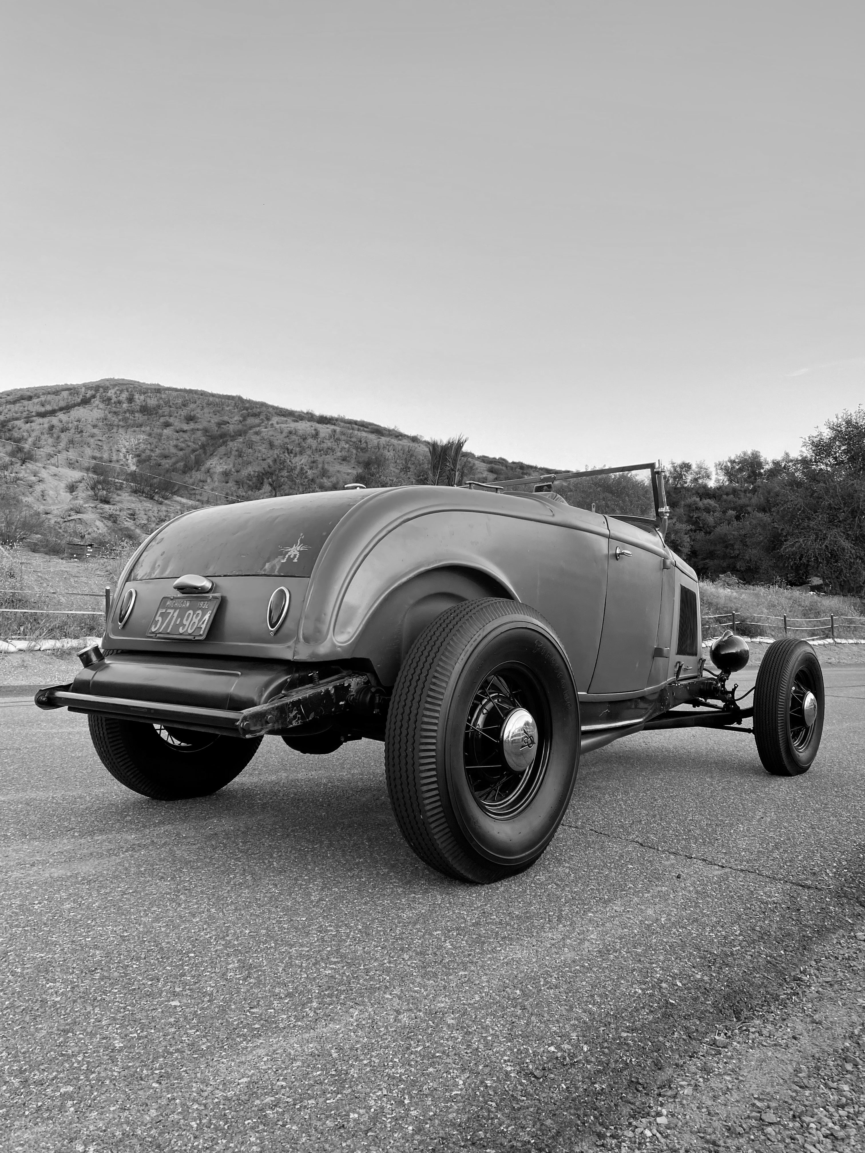 1932 Ford Rear Quarter FINE ART PRINT