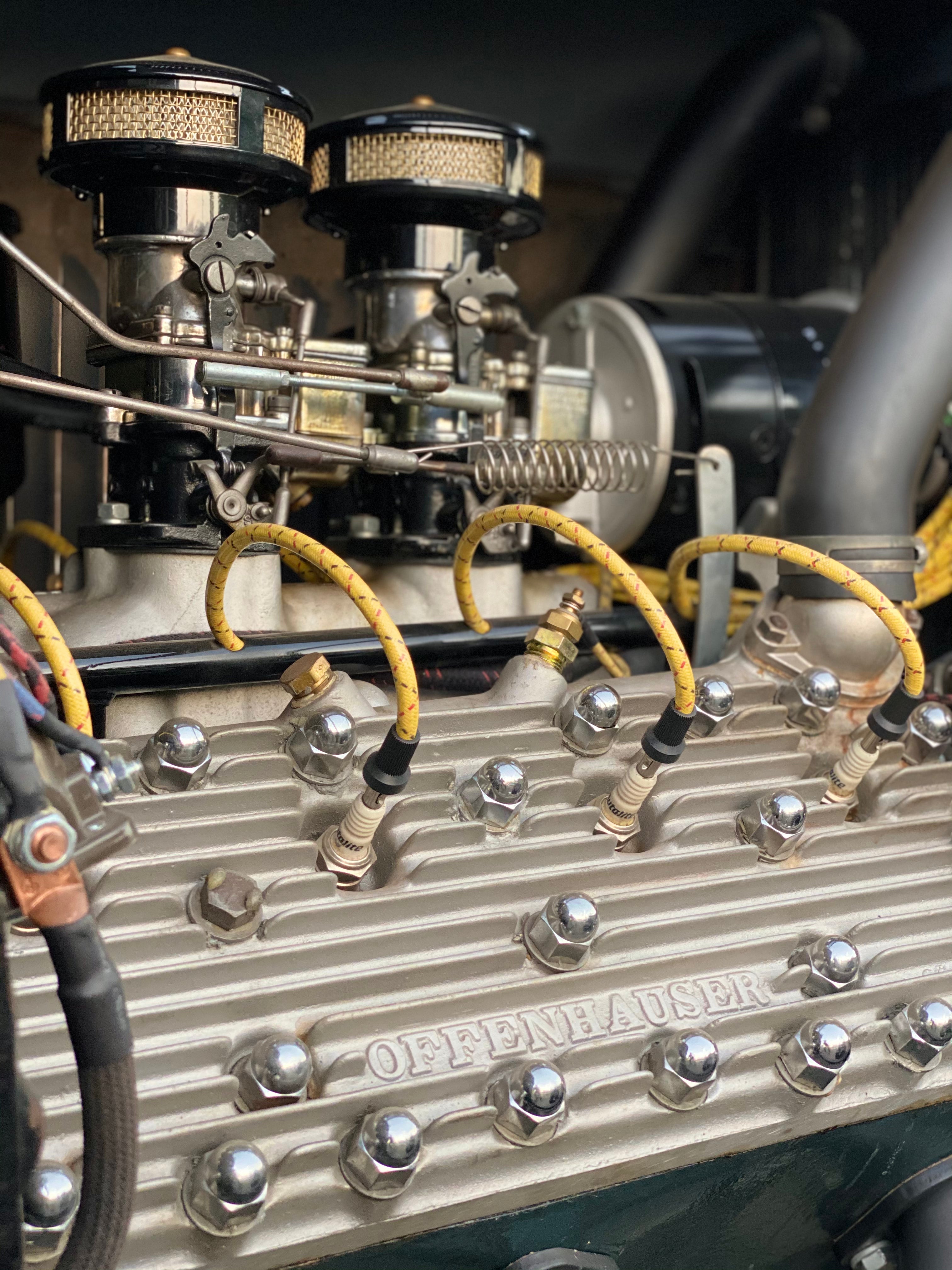 1932 Ford Roadster Flathead Engine FINE ART PRINT