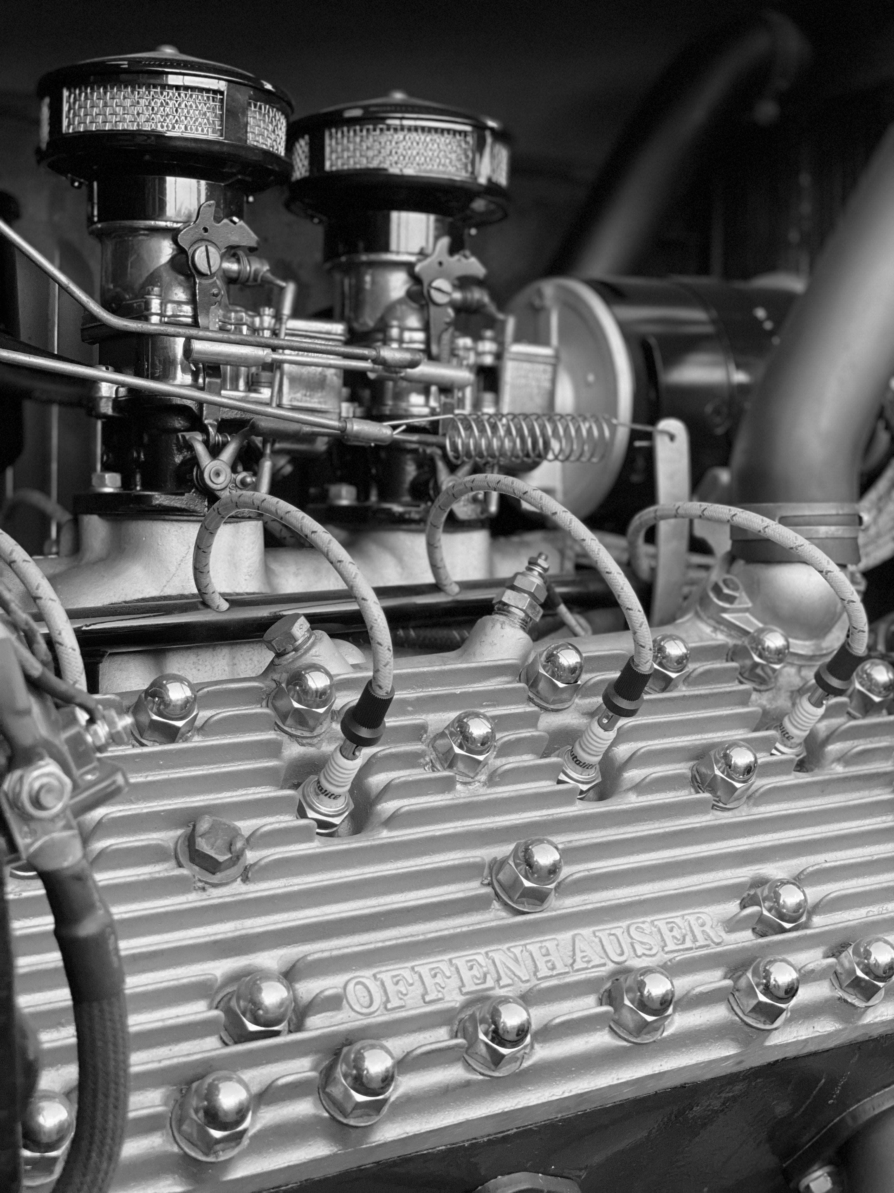 1932 Ford Roadster Flathead Engine FINE ART PRINT