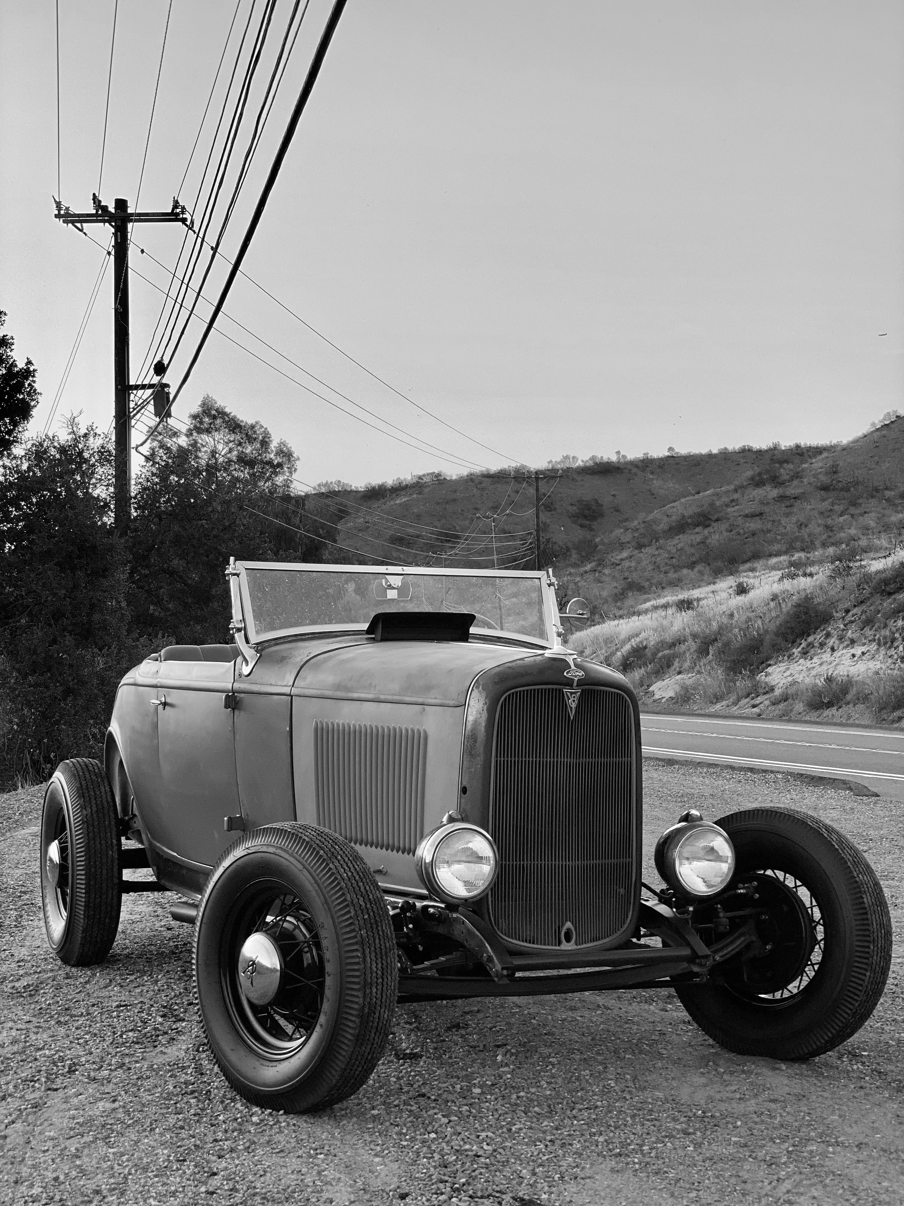1932 Ford 3/4 Full Body Portrait FINE ART PRINT