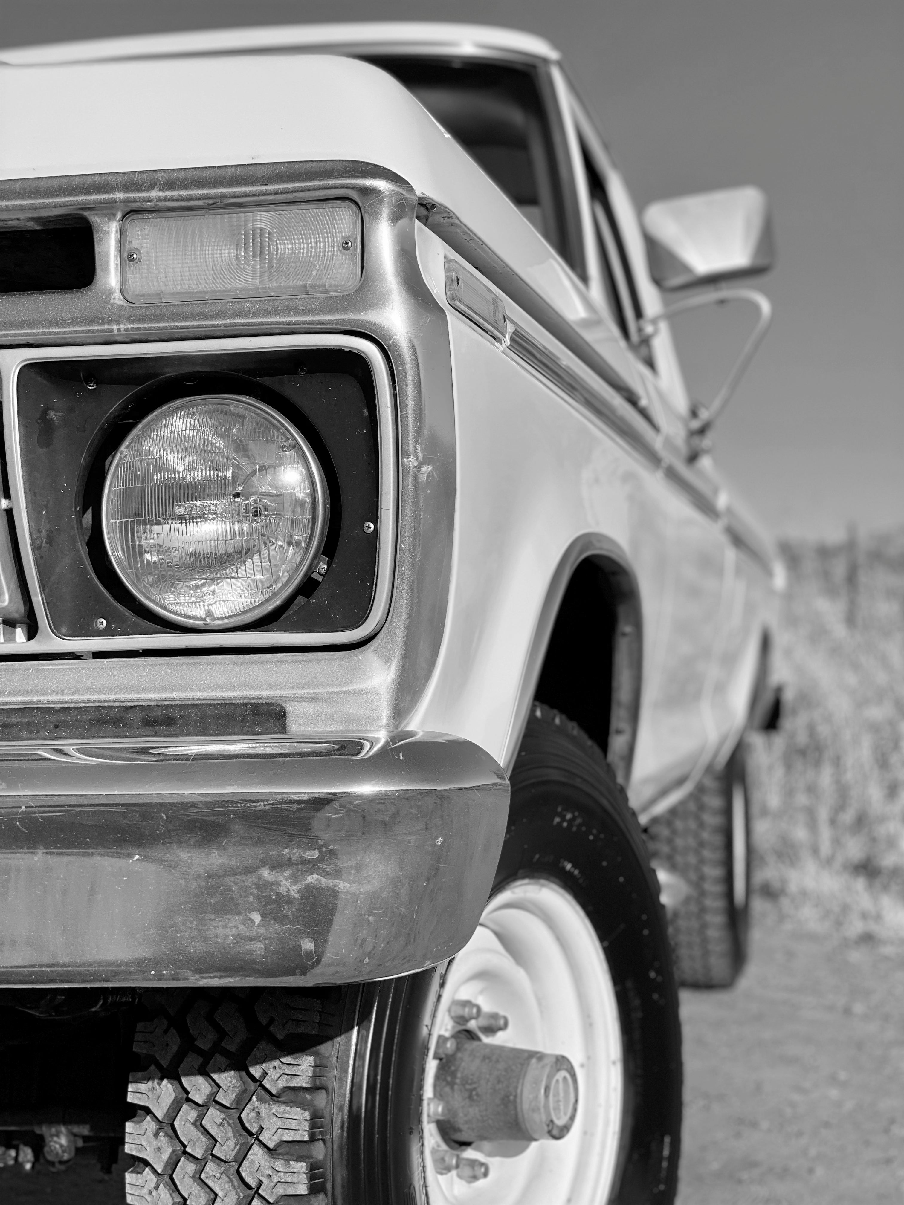 1975 Ford F-250 Highboy Yellow FINE ART PRINT