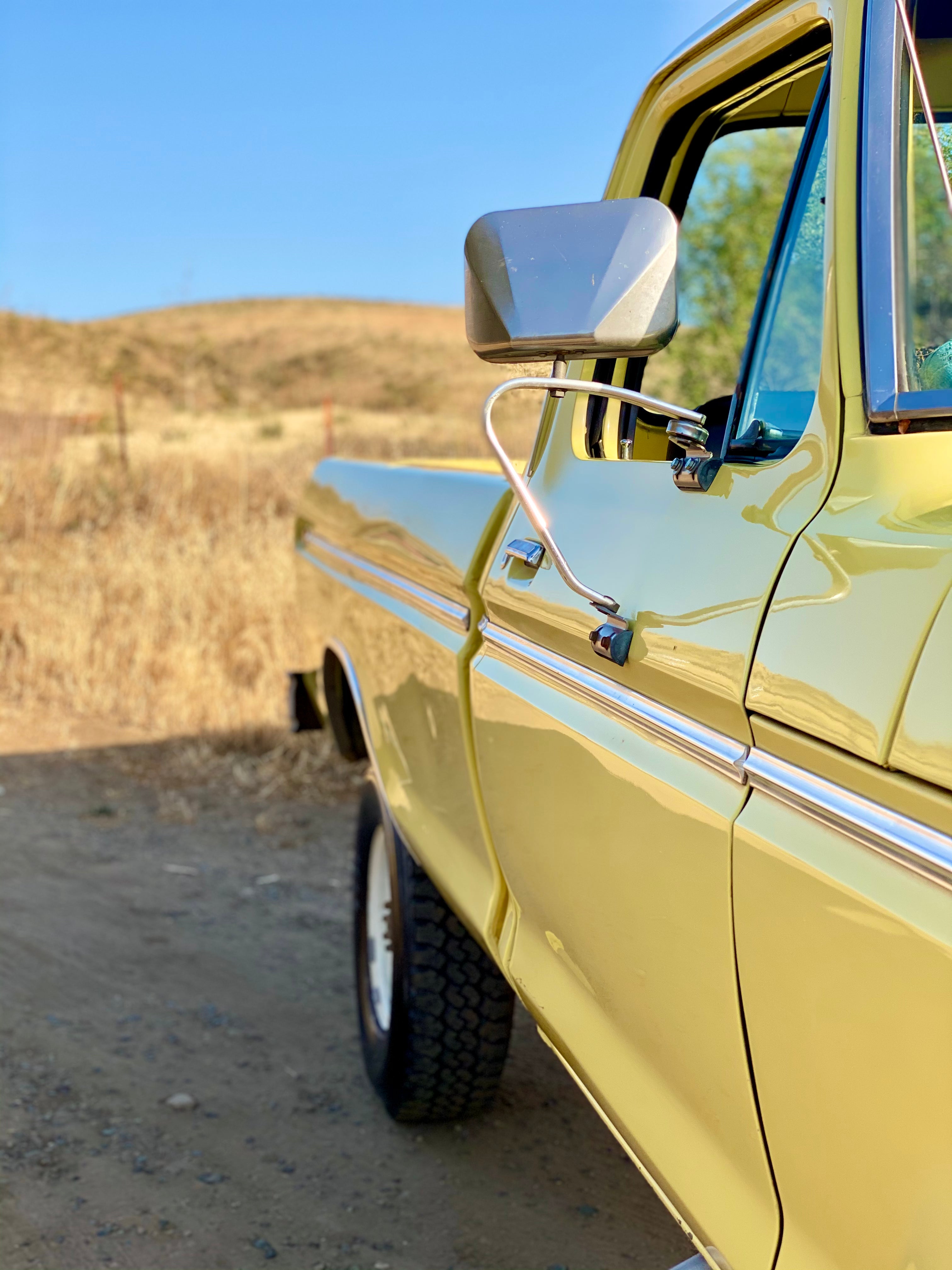 1975 Ford F-250 Highboy Yellow FINE ART PRINT