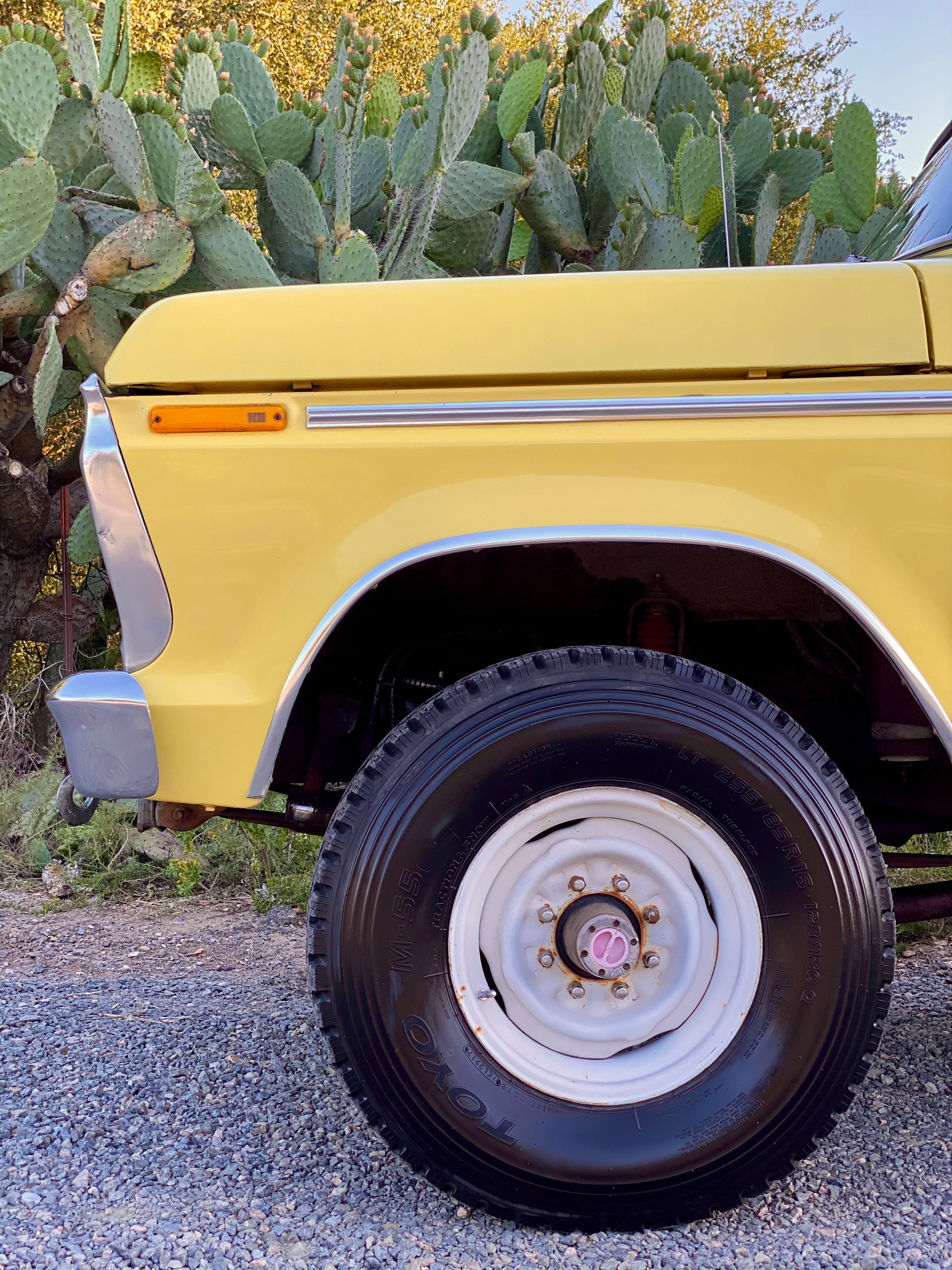1975 Ford F-250 Highboy Yellow FINE ART PRINT