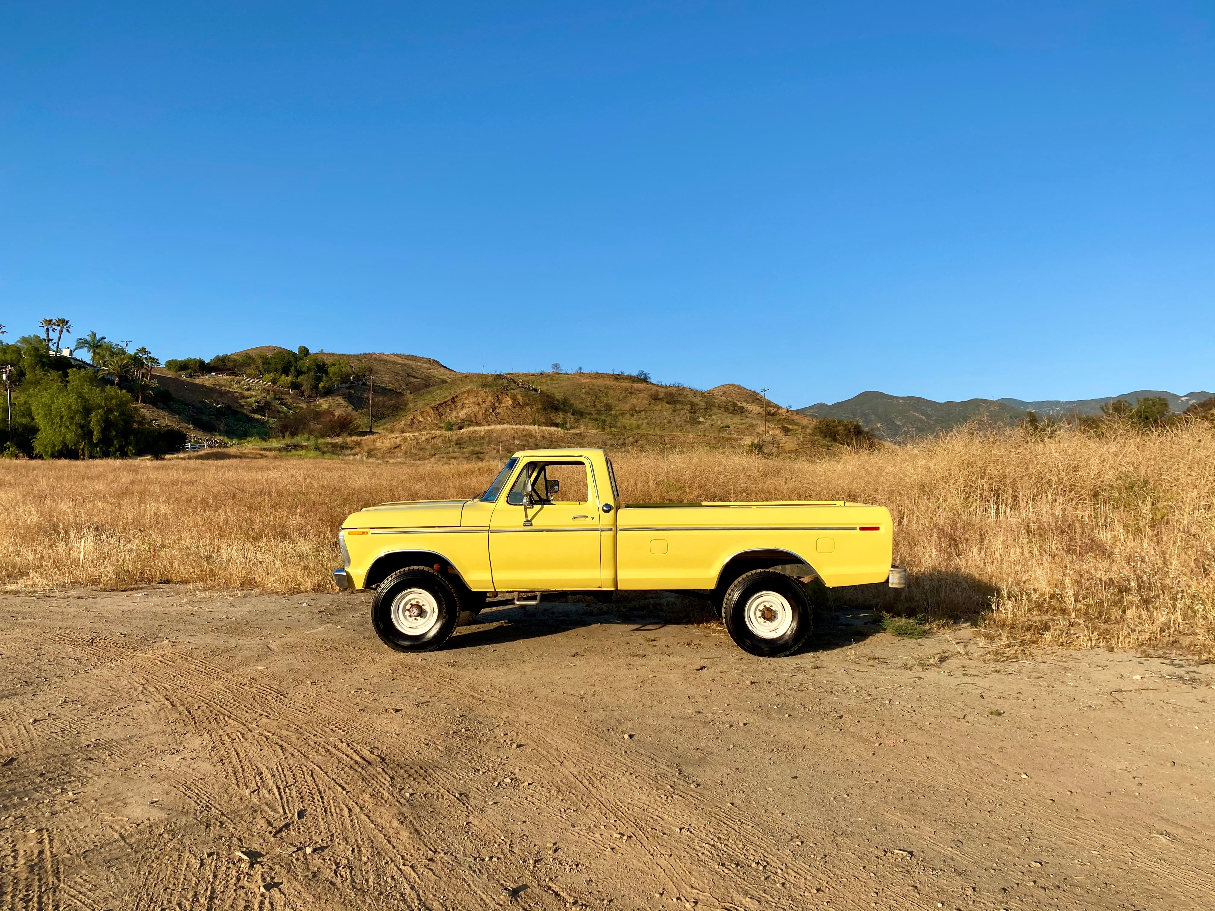 1975 Ford F-250 Highboy Yellow FINE ART PRINT