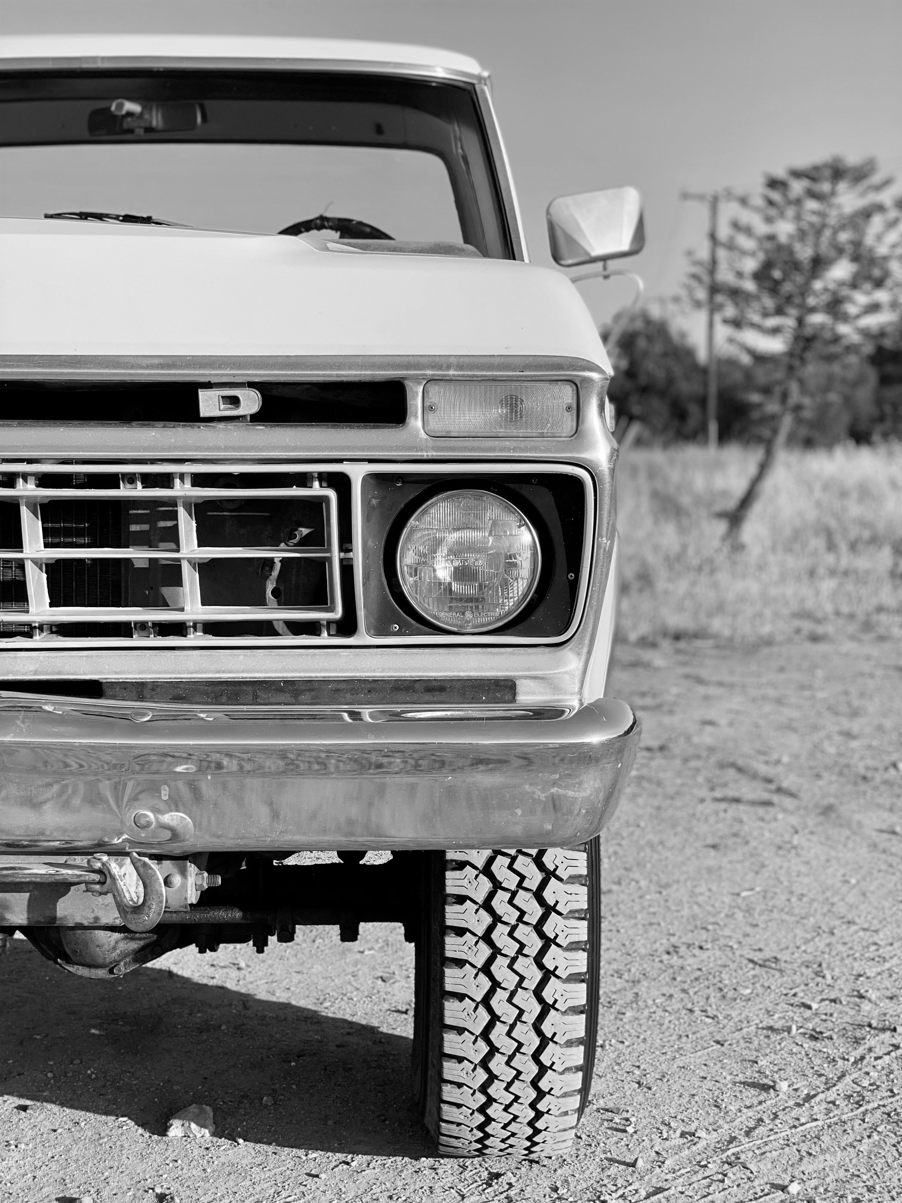 1975 Ford F-250 Highboy Yellow FINE ART PRINT