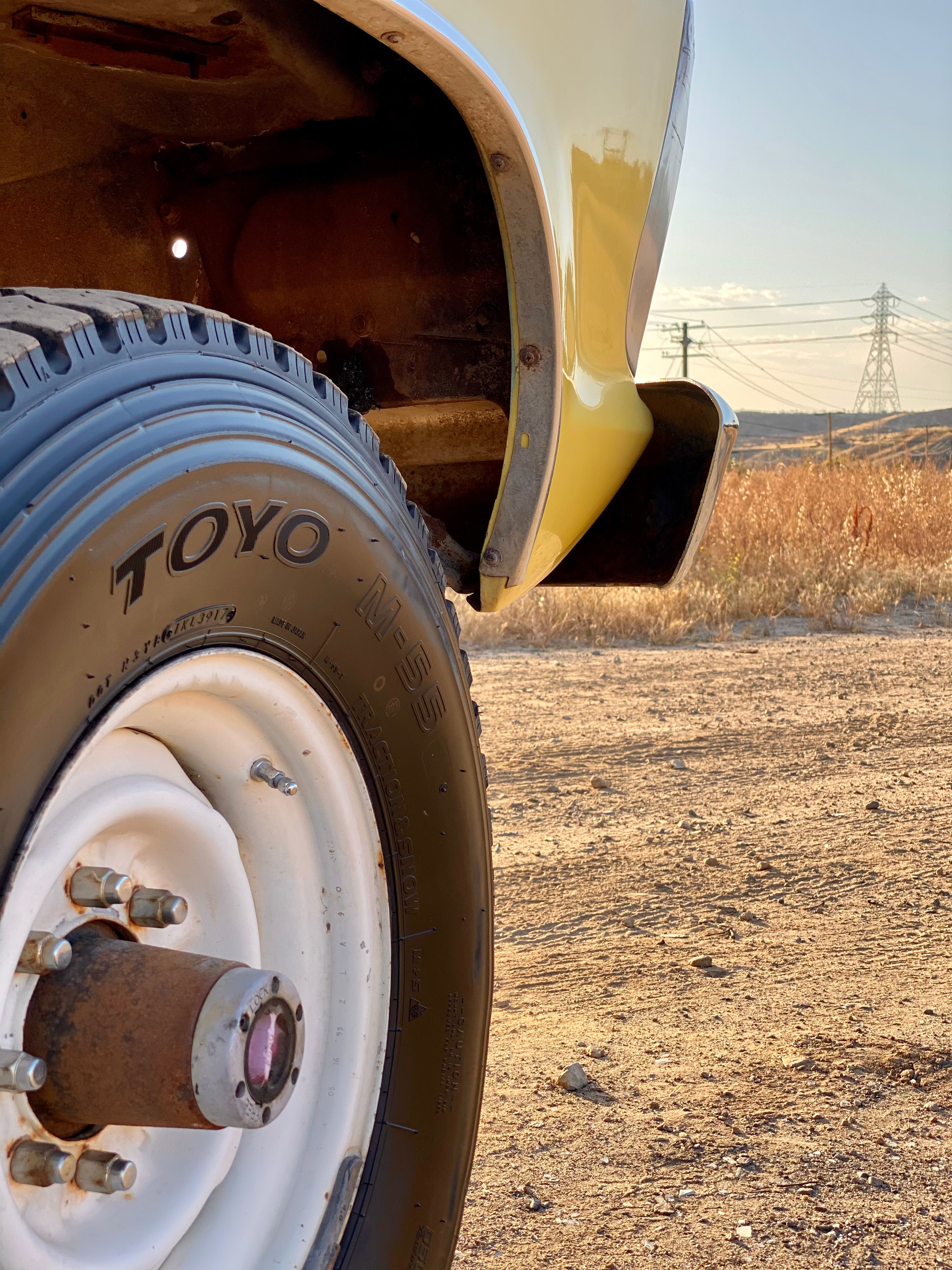 1975 Ford F-250 Highboy Yellow FINE ART PRINT