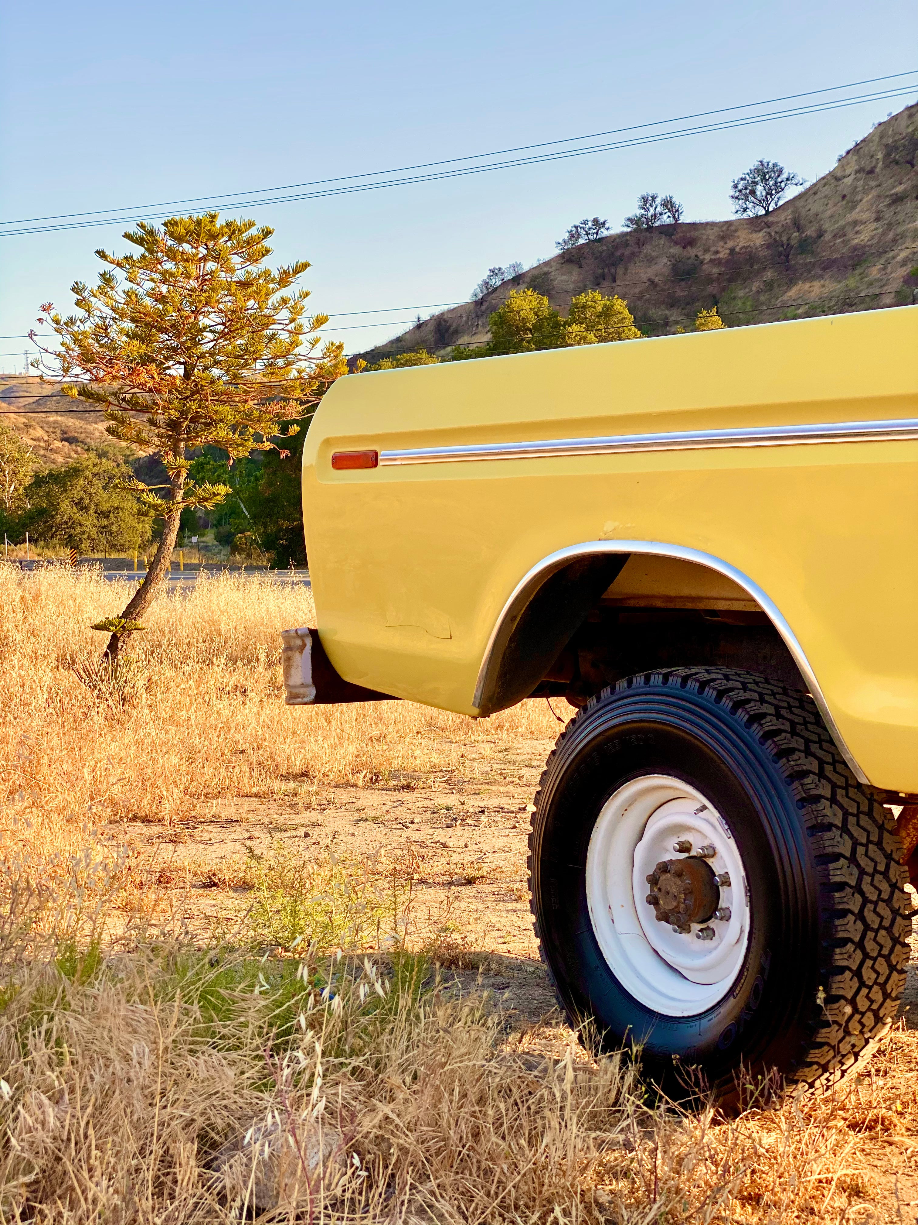 1975 Ford F-250 Highboy Yellow FINE ART PRINT