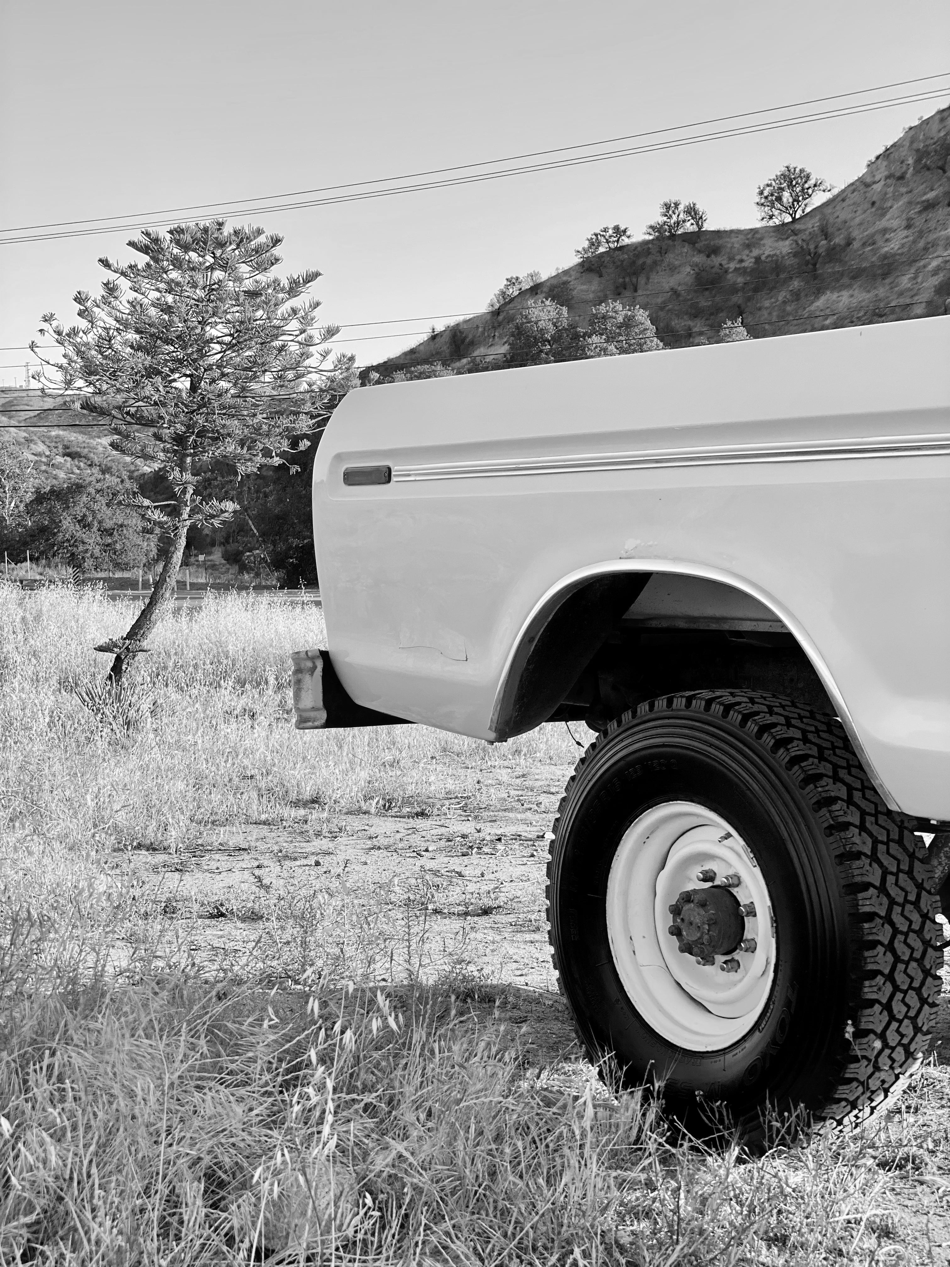 1975 Ford F-250 Highboy Yellow FINE ART PRINT