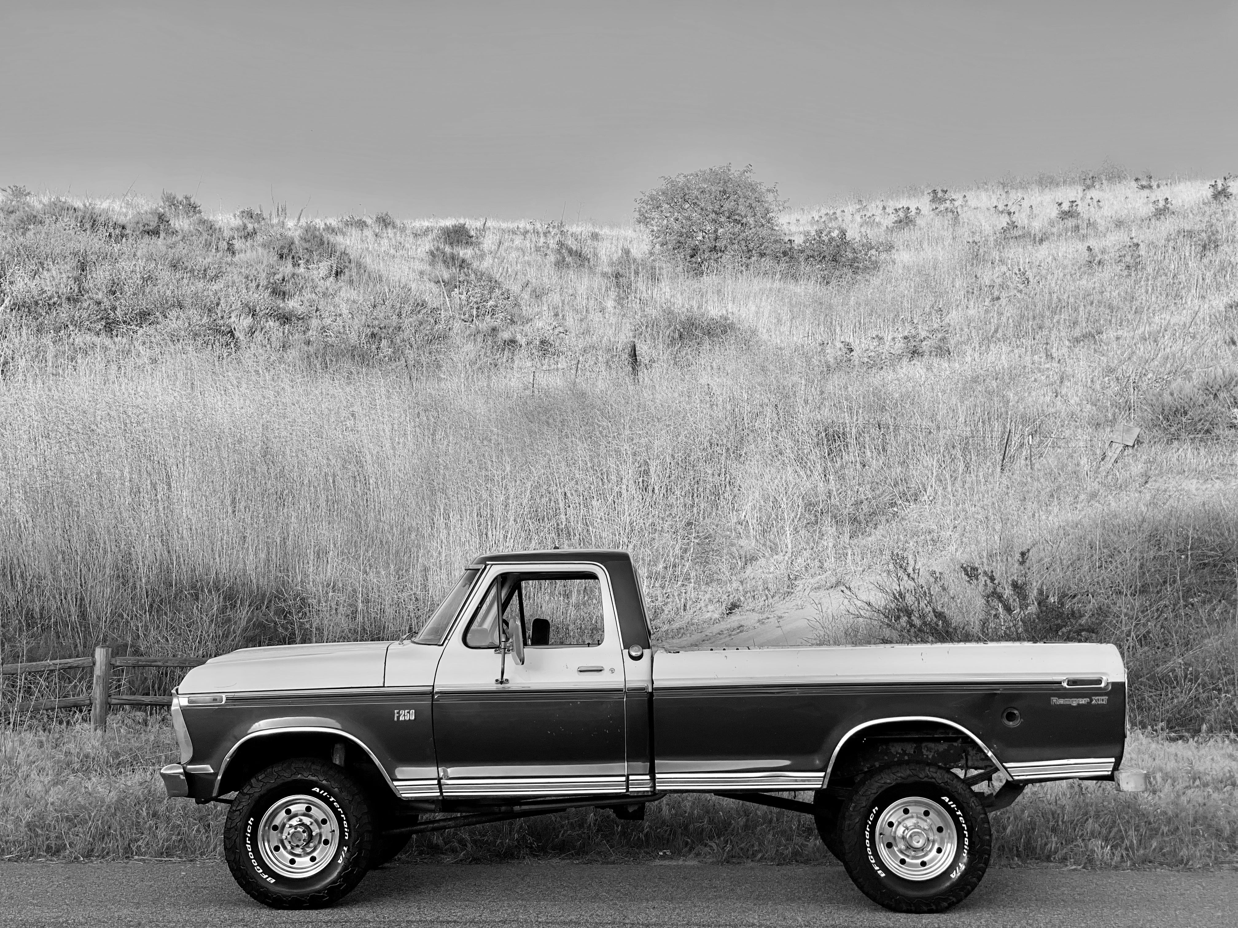 1976 Ford F-250 4x4 Hatteras Green FINE ART PRINT