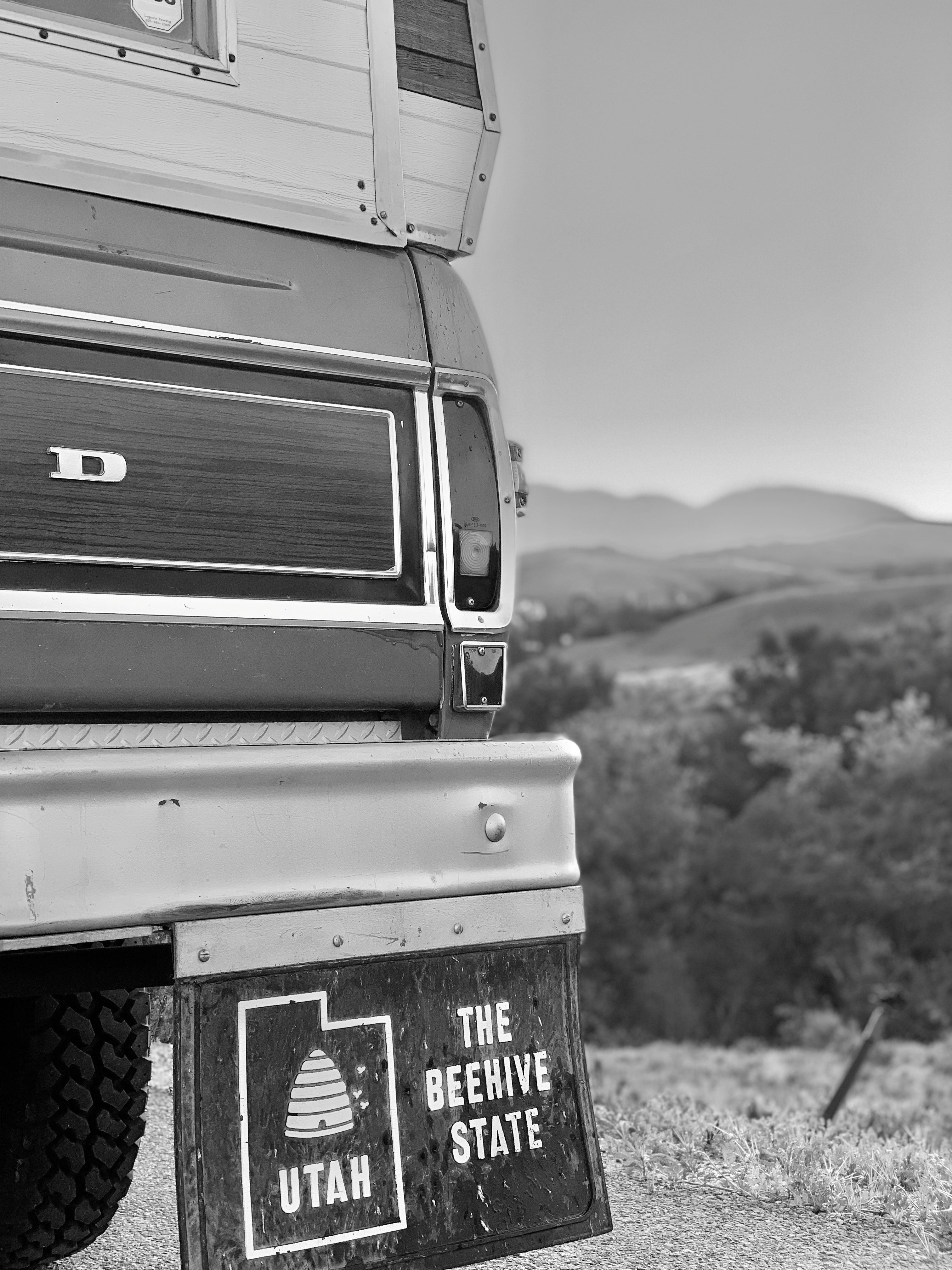 1972 Ford F-100 Short Bed 4x4 Camper FINE ART PRINT