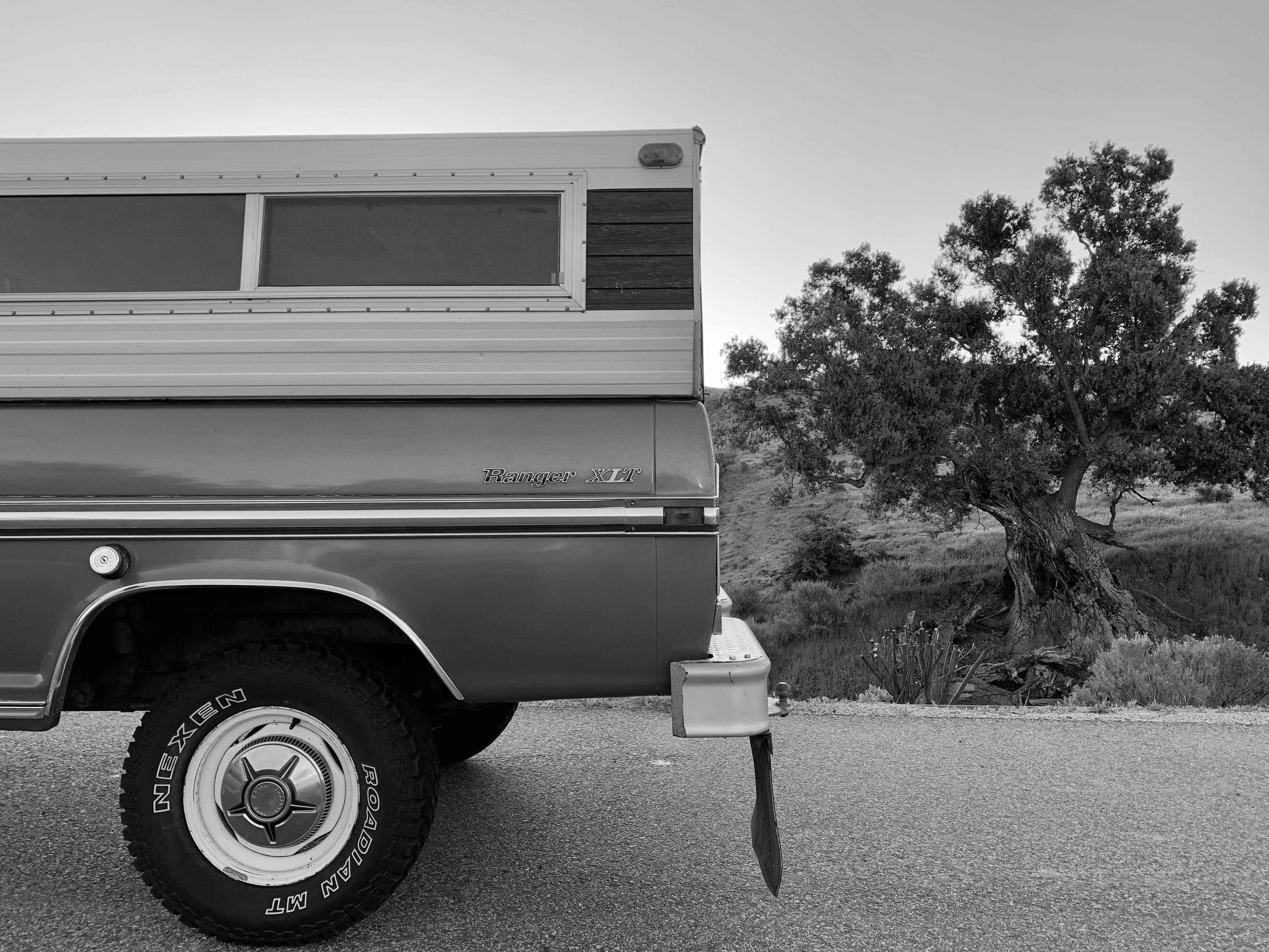 1972 Ford F-100 Short Bed 4x4 Camper FINE ART PRINT