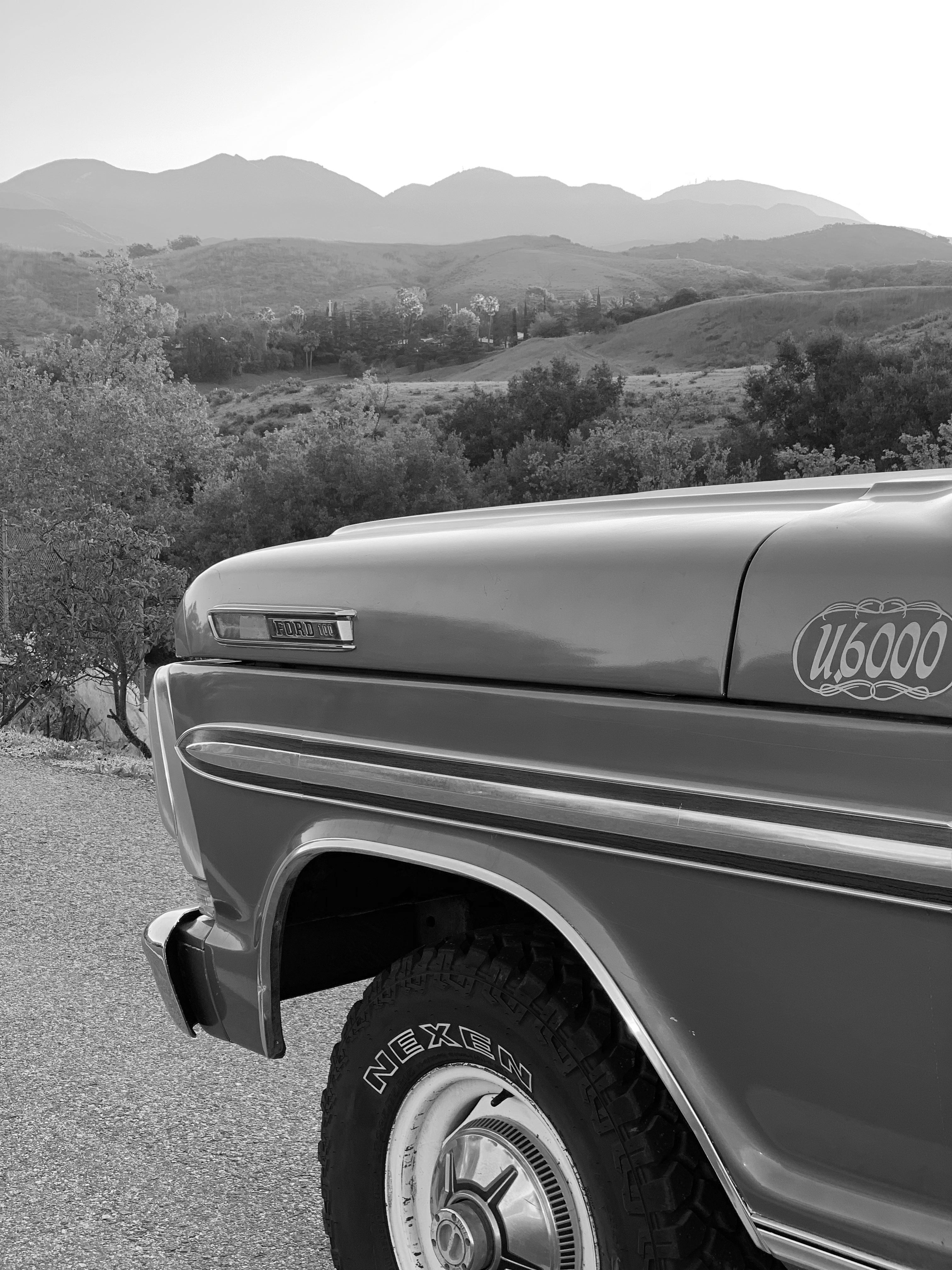 1972 Ford F-100 Short Bed 4x4 Camper FINE ART PRINT