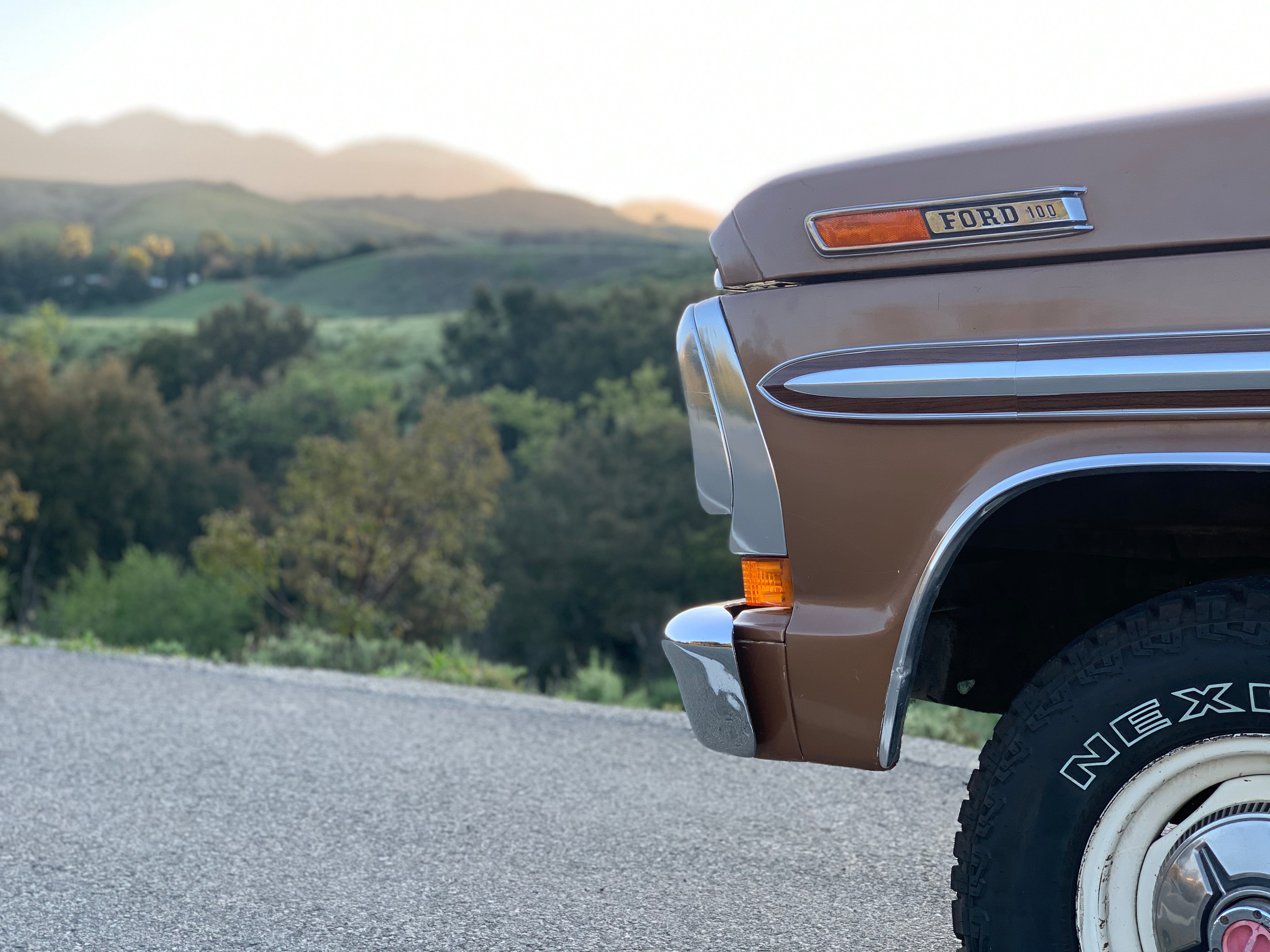 1972 Ford F-100 Short Bed 4x4 Camper FINE ART PRINT