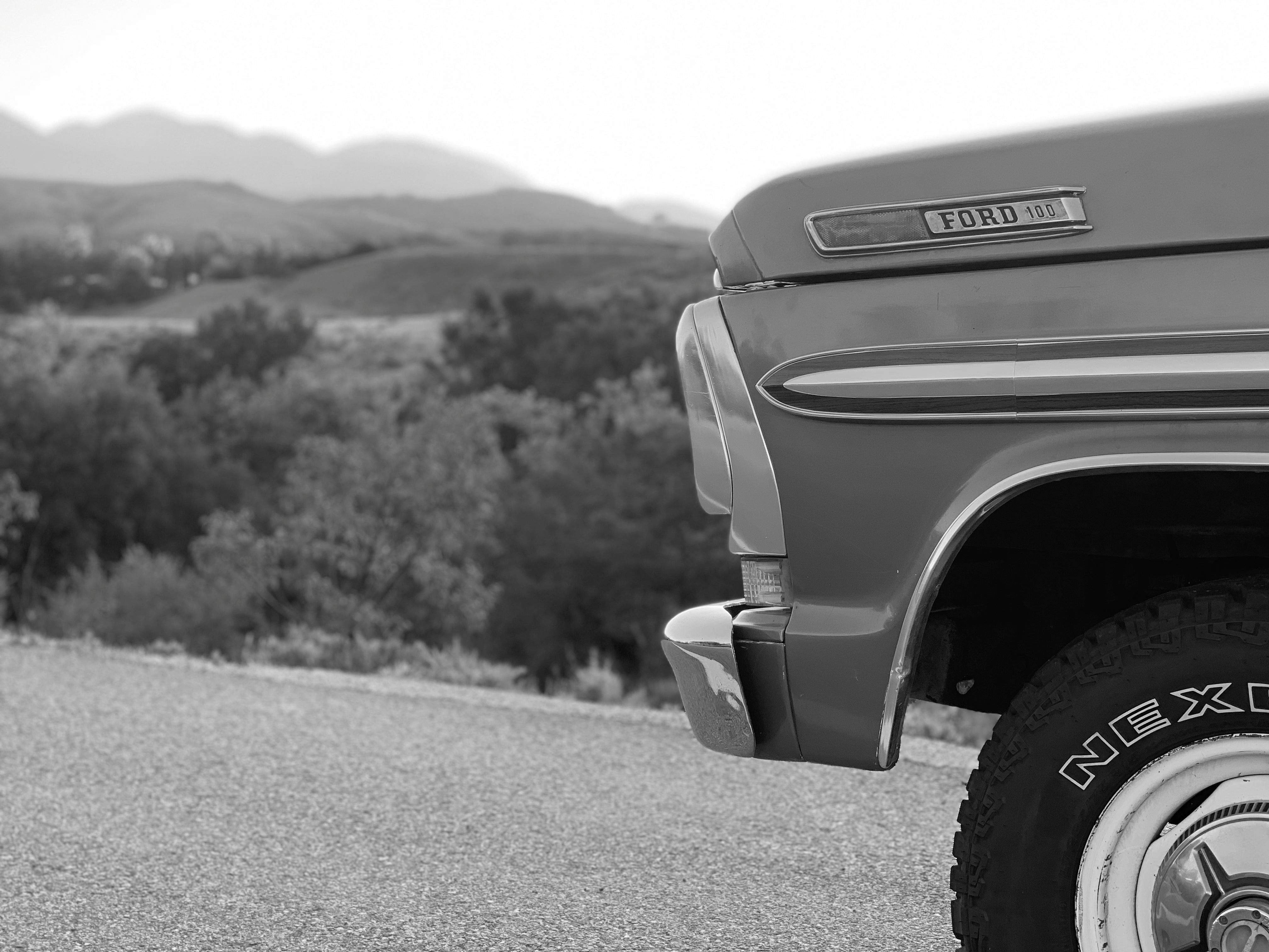 1972 Ford F-100 Short Bed 4x4 Camper FINE ART PRINT